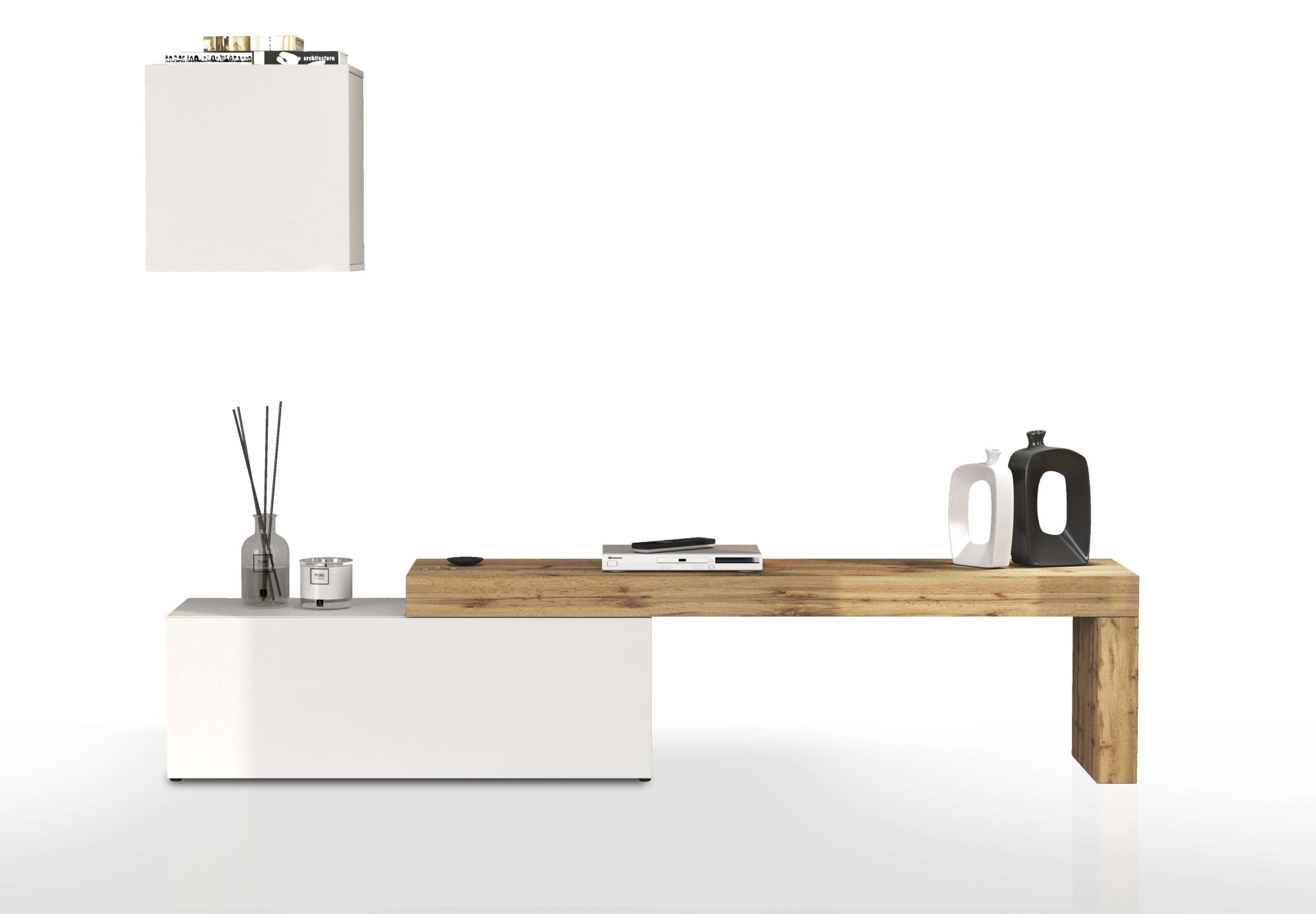 OTTO home TV-Wand »Chronos TV-Set, Wohnwand – Elemente frei platzierbar, Made in Italy« Set, 2-er set, 2 Stk. tlg.