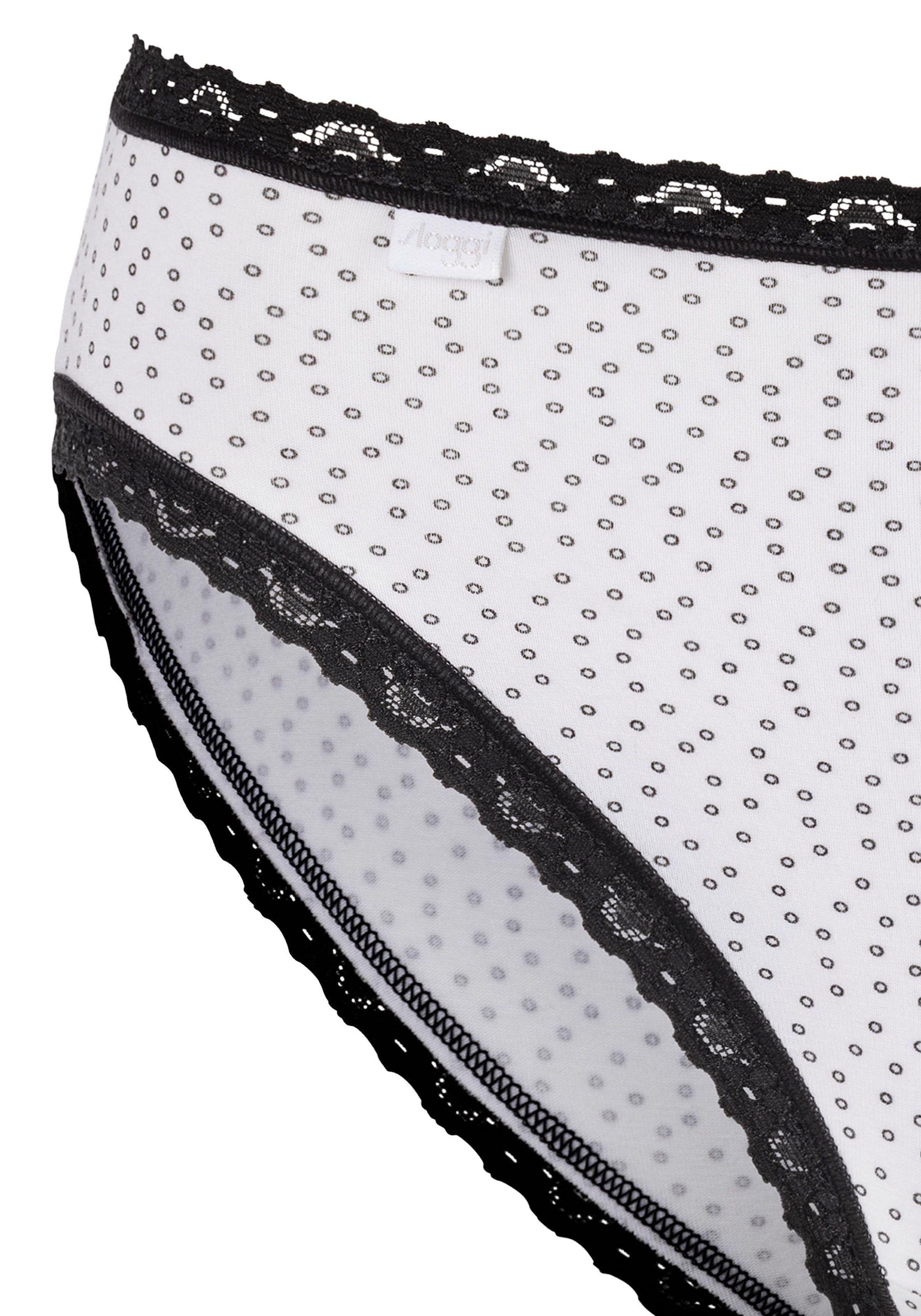 sloggi Slip »24/7 Weekend Tai C3P«, (3er Pack), mit flachen Spitzen-Kanten