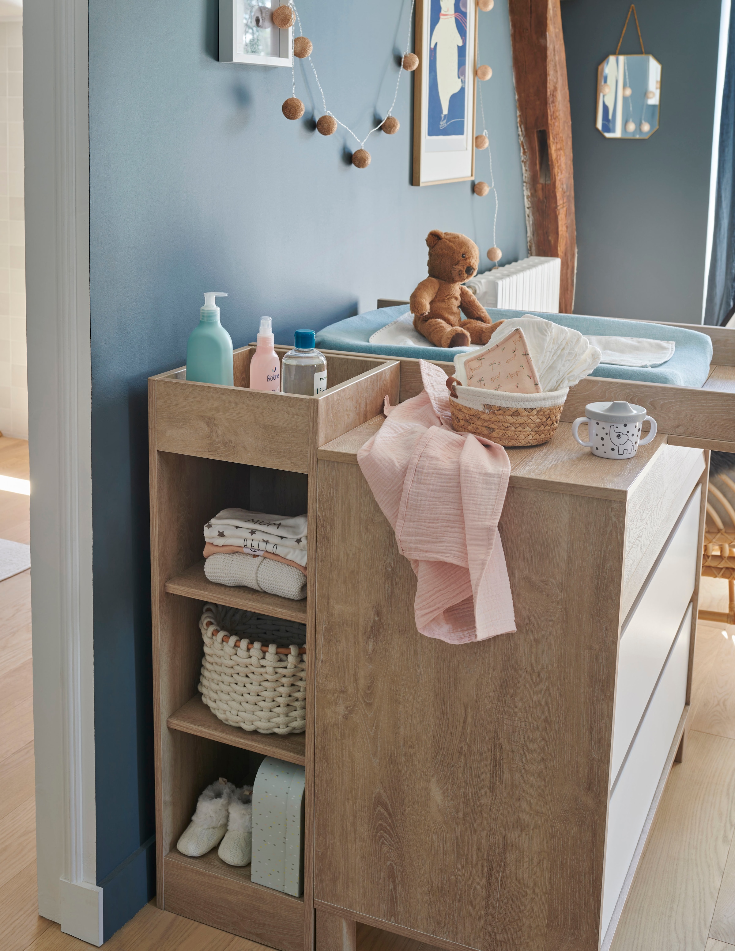 Gami Babyzimmer-Komplettset »Achille Set N°2« 4 Stk. tlg. Praktisches und funktionales Babyzimmer