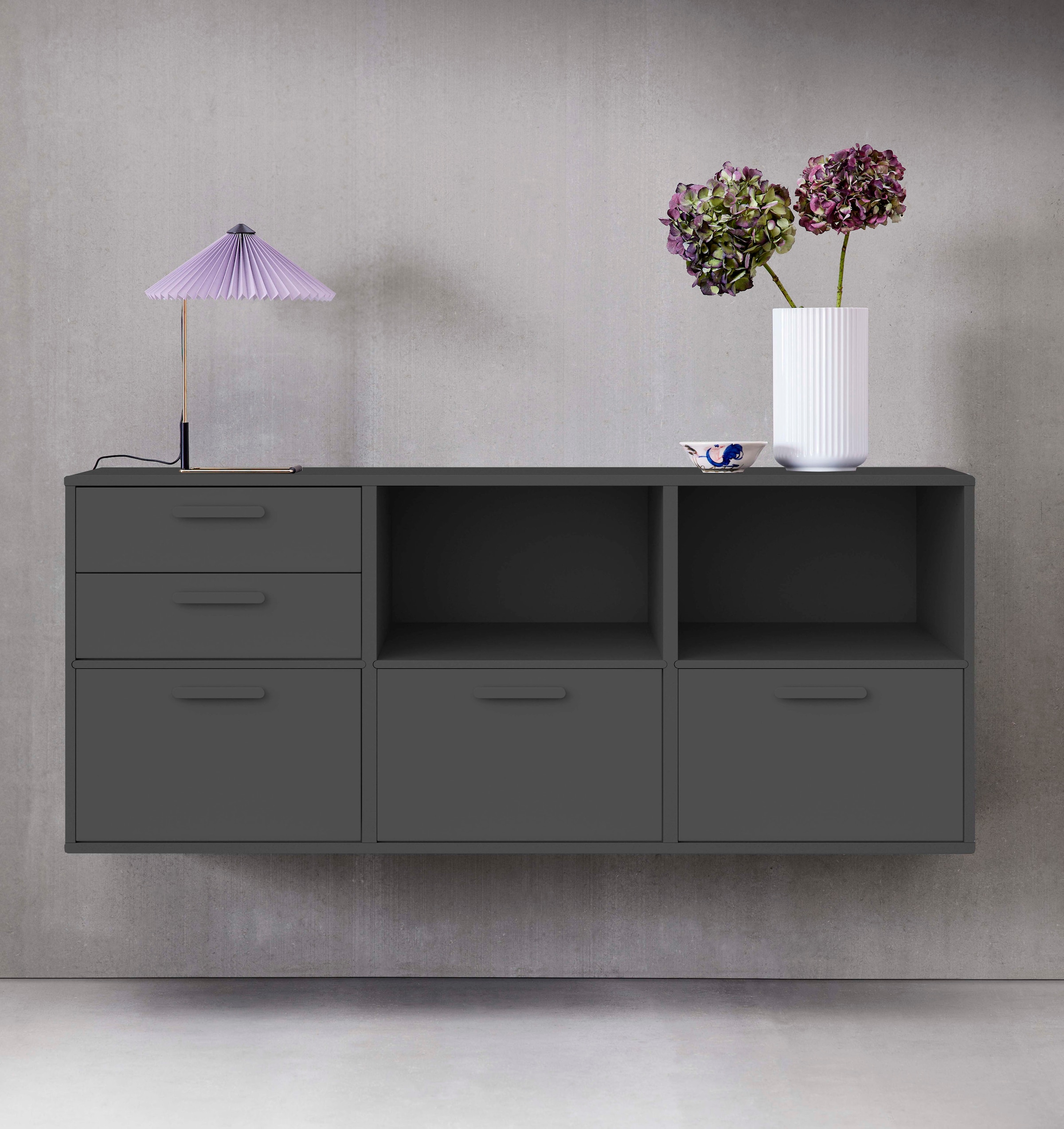Hammel Furniture Sideboard »Keep Wandmontage/ by cm Modul 3 online montierbar, Breite 005«, feste Hammel kaufen stehend Einlegeböden, 133,8