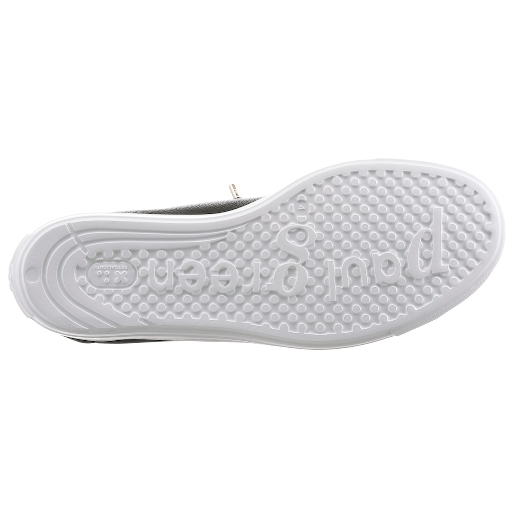 Paul Green Slip-On Sneaker, Plateau Sneaker, Slipper, Freizeitschuh mit elastischer Schnürung