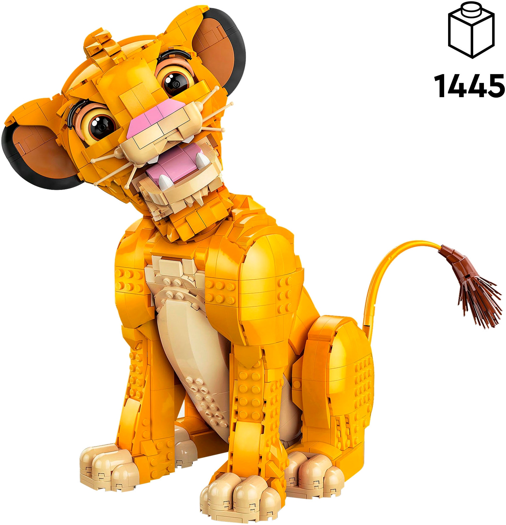 LEGO® Konstruktionsspielsteine »Simba, der junge König der Löwen (43247), LEGO Disney Classic«, (1445 St.), Made in Europe