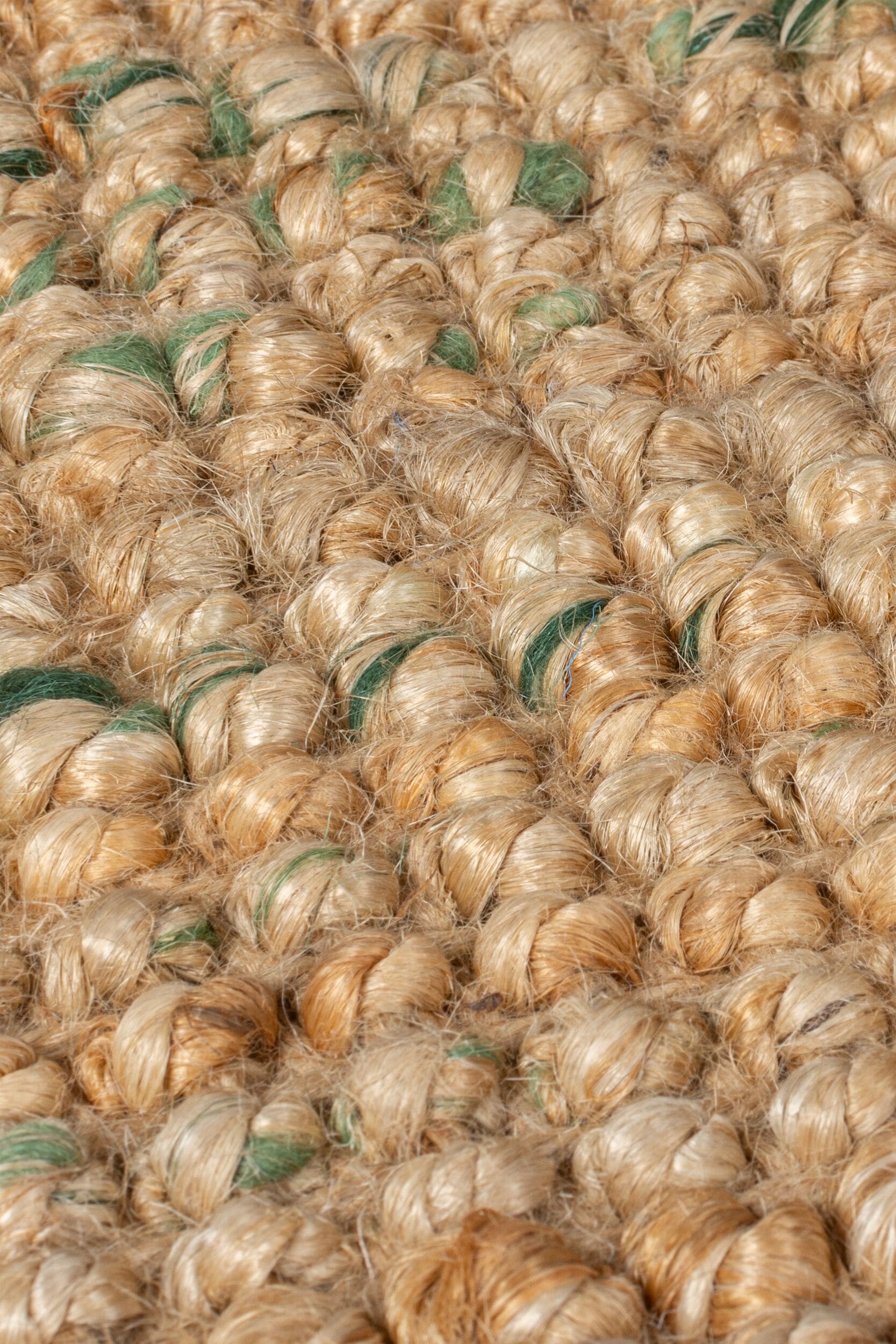 FLAIR RUGS Teppich »Jute Boucle«, rechteckig, 7 mm Höhe, aus 100% Jute, mit Fransen, aus Naturfasern