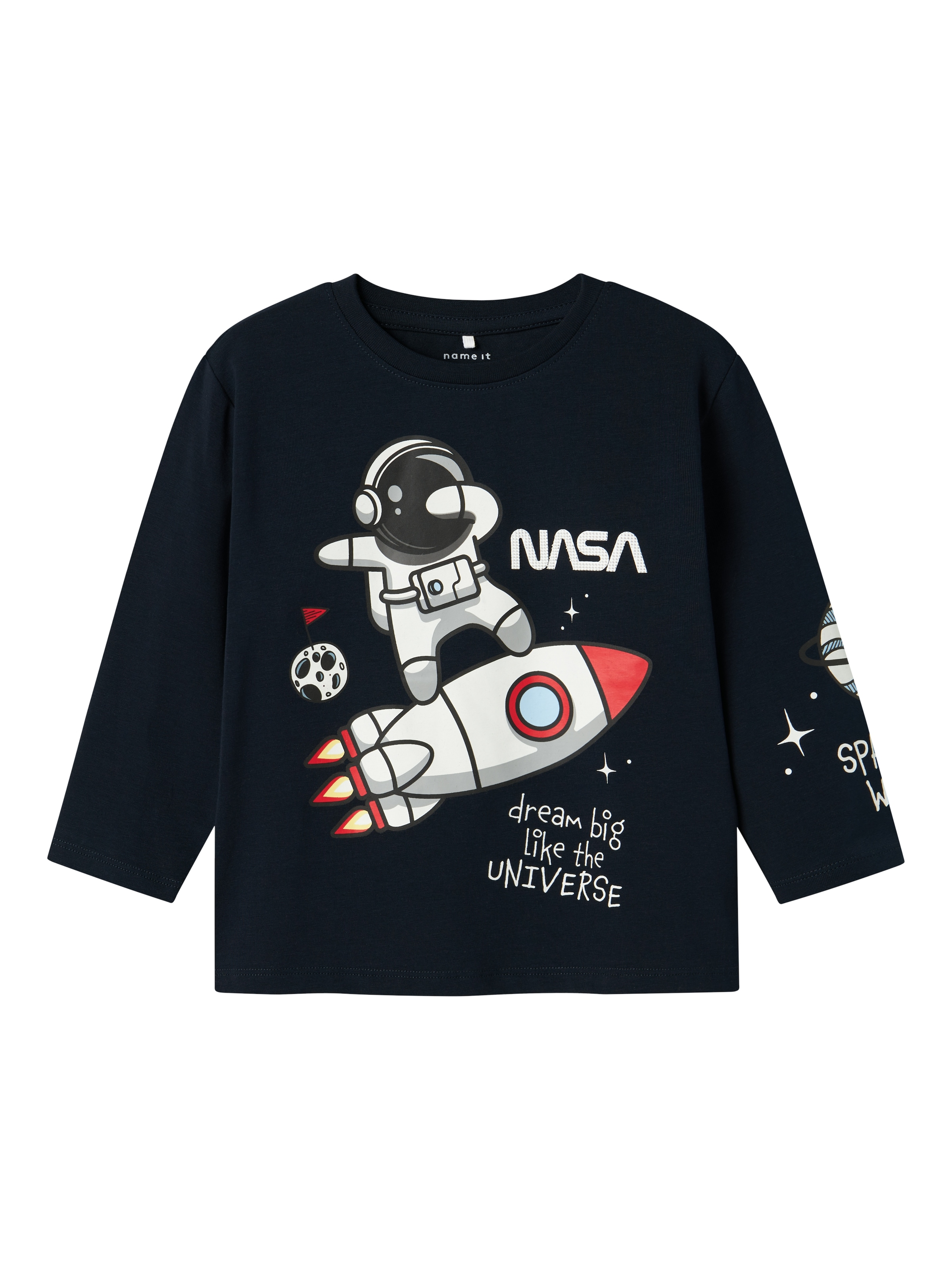 Name It Langarmshirt »NMMDALUM NASA LS NREG TOP NAS«