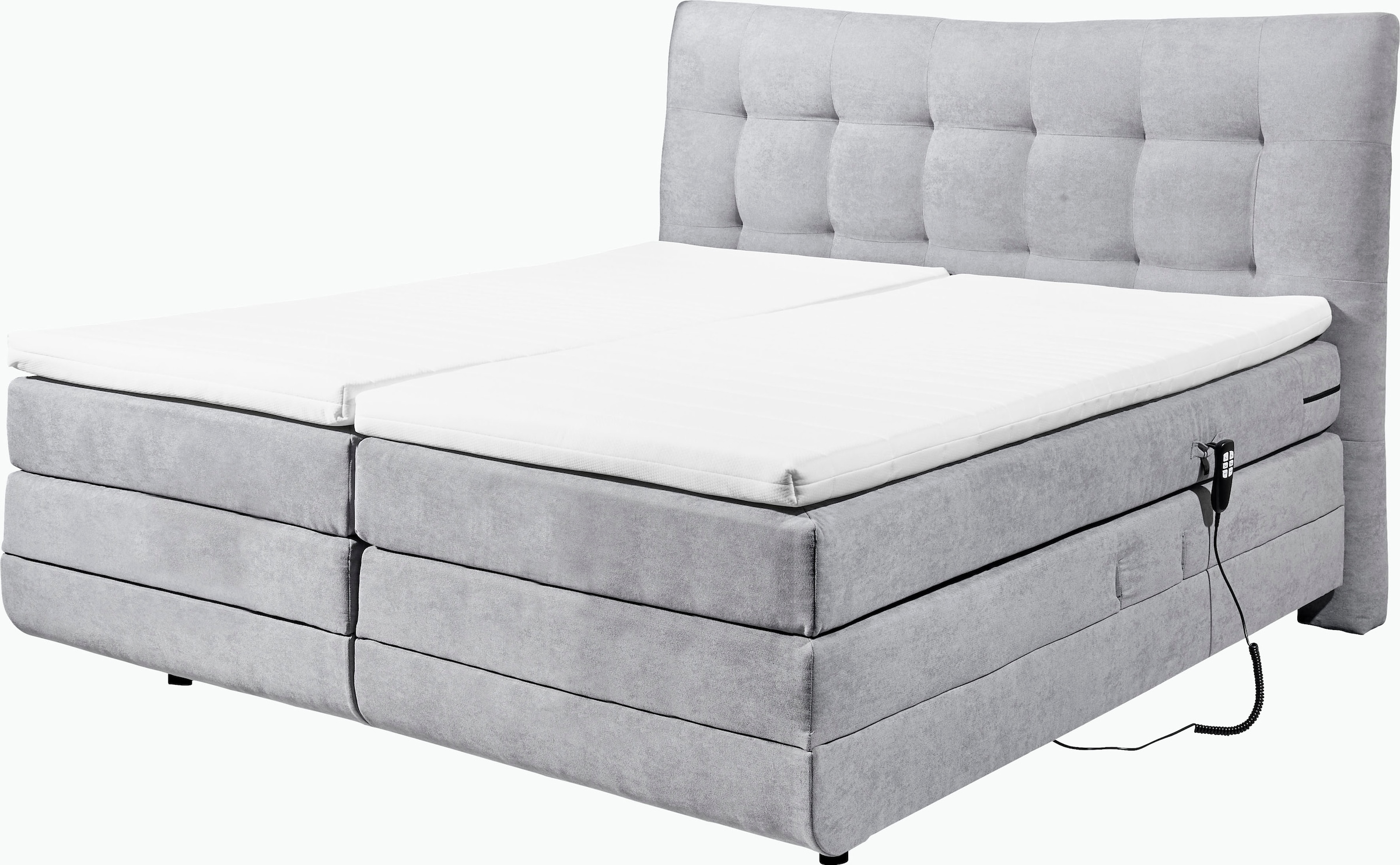 ED EXCITING DESIGN Boxspringbett »Malibu«, inkl. Motor und Topper