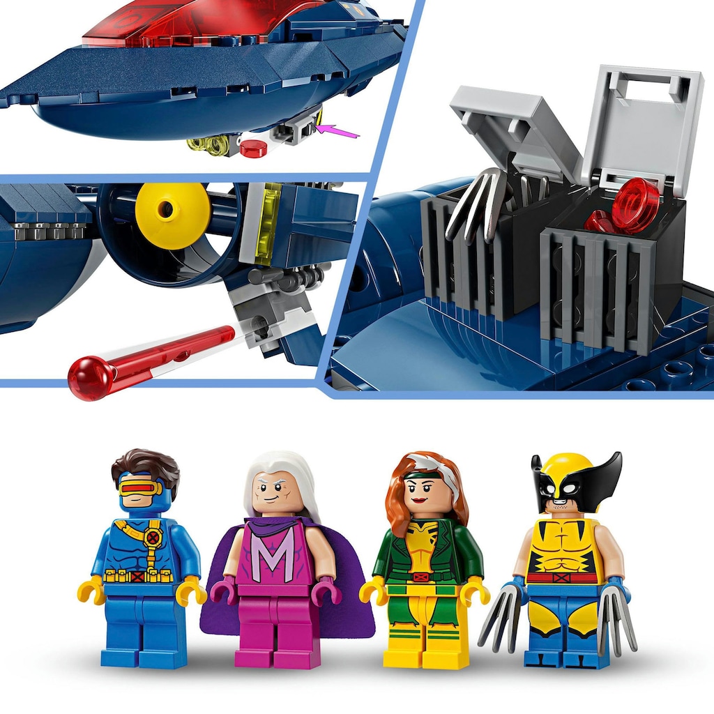 LEGO® Konstruktionsspielsteine »X-Jet der X-Men (76281), LEGO Super Heroes«, (359 St.)