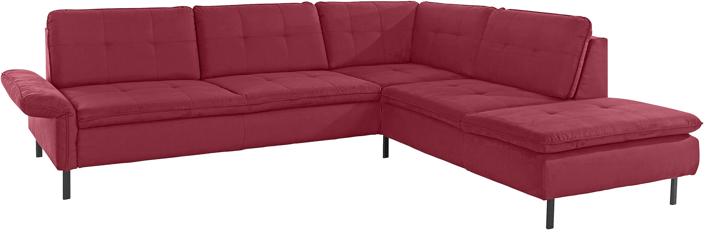 INOSIGN Ecksofa »Birkholm L-Form«, Armlehnverstellung, auch in Easy Clean Bezug - mit Wasser zu reinigen