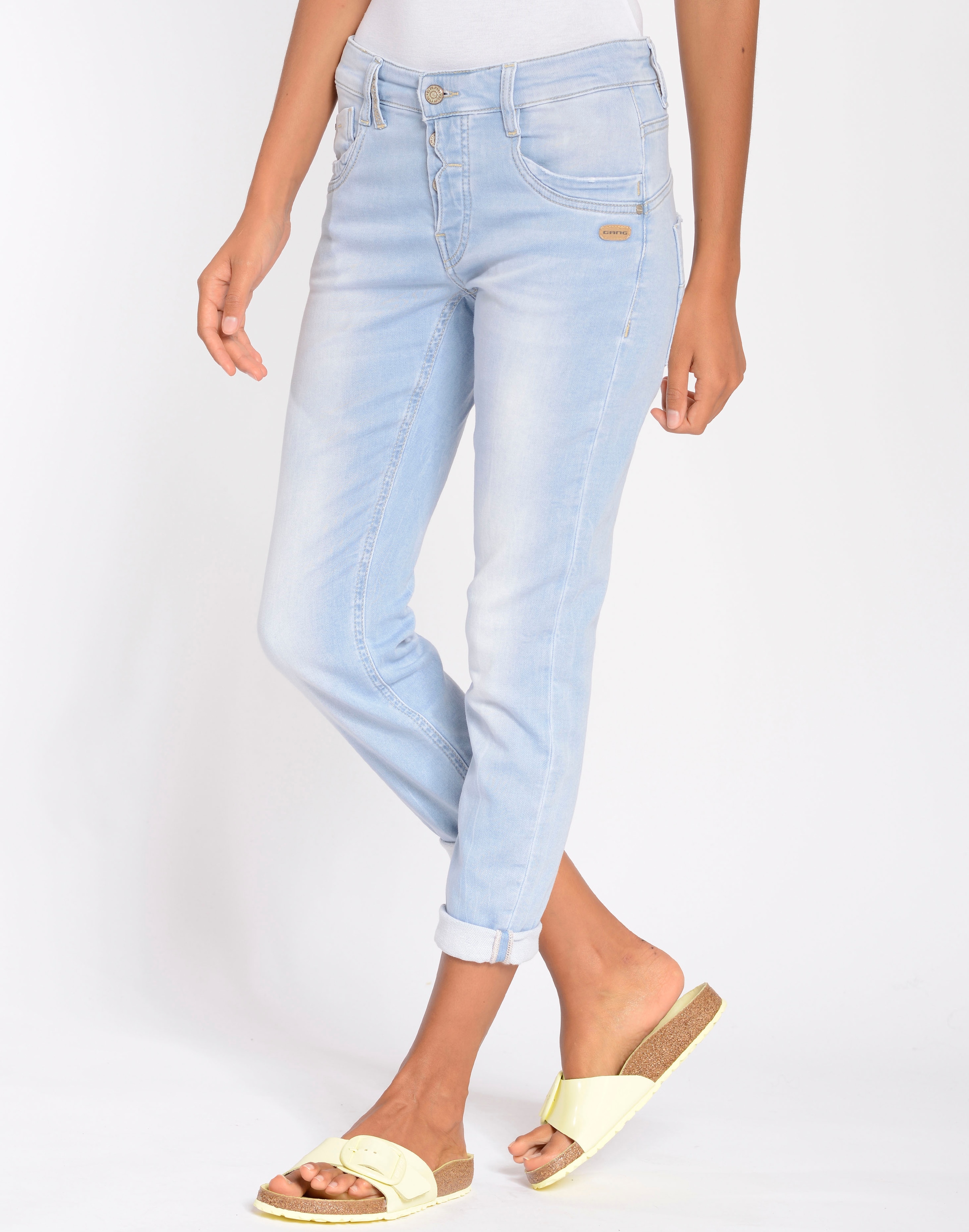 GANG 7/8-Jeans »94GERDA CROPPED«, mit tiefsitzenden Gesäßtaschen