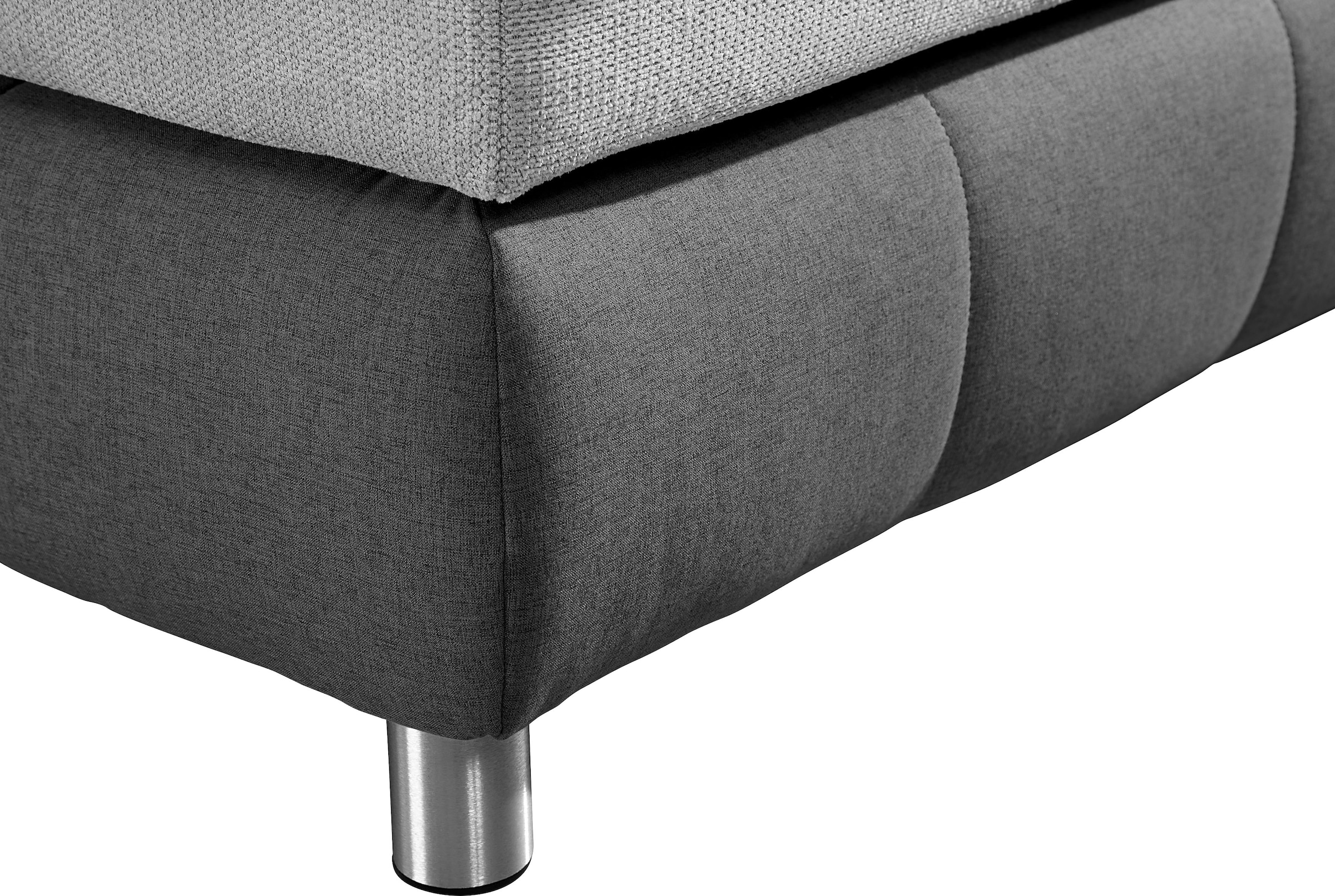 Home affaire Boxspringbett »Cesson, in verschiedenen Breiten«, inkl. Topper, wahlweise in H2, H3 oder H4 erhältlich