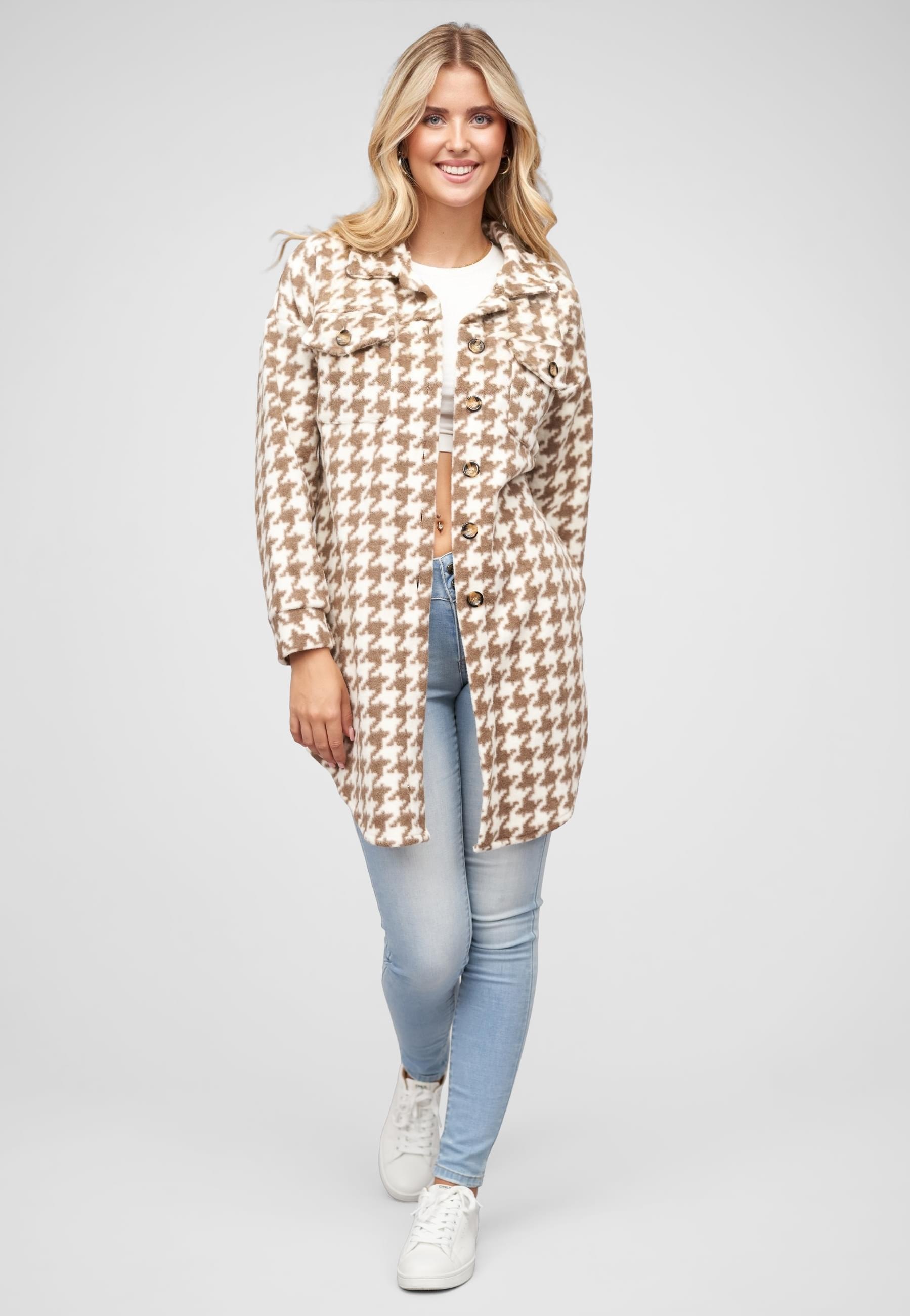 CLOUD 5IVE Allwetterjacke »CLOUD 5IVE Jacke mit 2-Brusttaschen und Knopfleiste« 1 Stk. tlg. ohne Kapuze