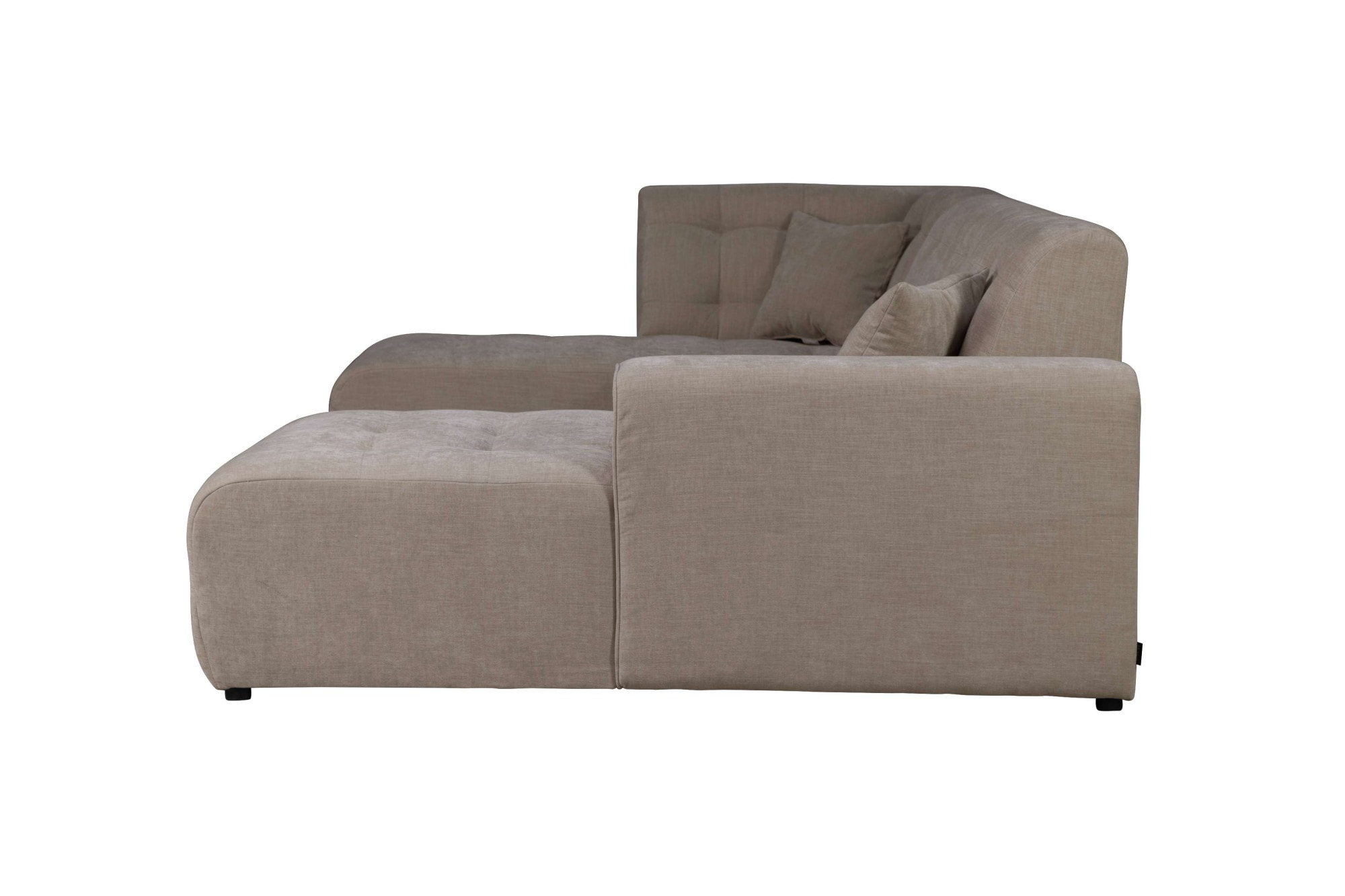 Home affaire Wohnlandschaft »Nosia U-Form«, incl. 2 Zierkissen, mit feiner Steppung