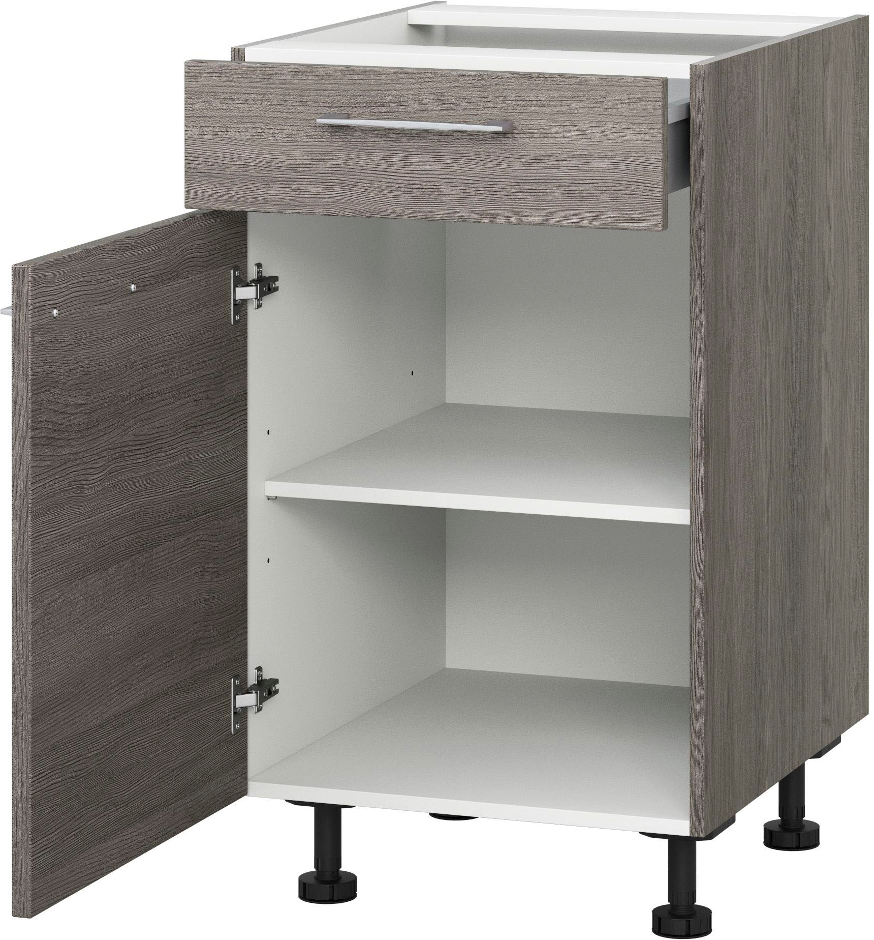 KOCHSTATION Unterschrank "KS-Trea US60" mit einem Auszug und einer Tür, Ein günstig online kaufen