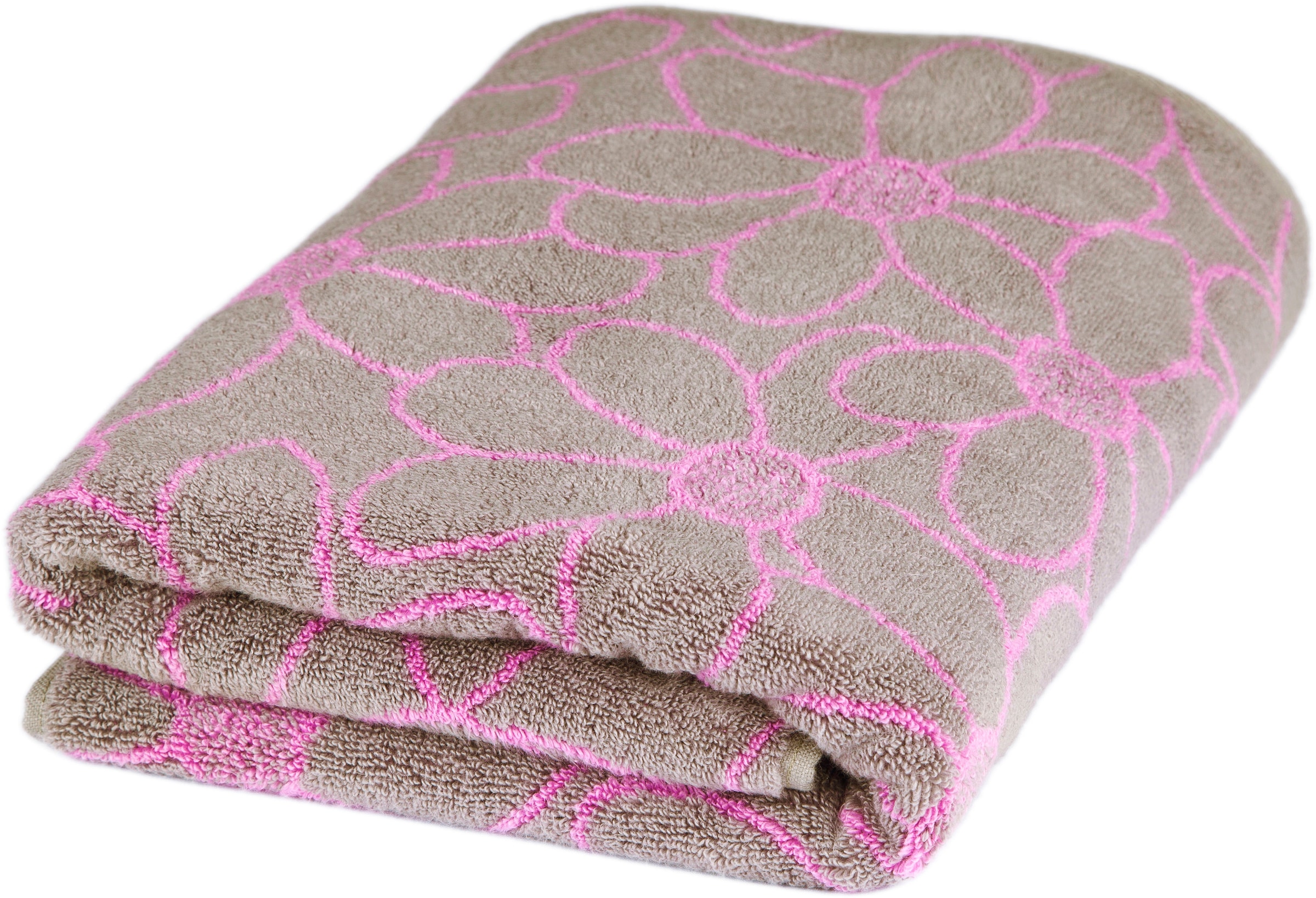 ROSS Badetuch »Blütenfond«, (1 St.), aus feinster Mako-Baumwolle bequem und  schnell bestellen