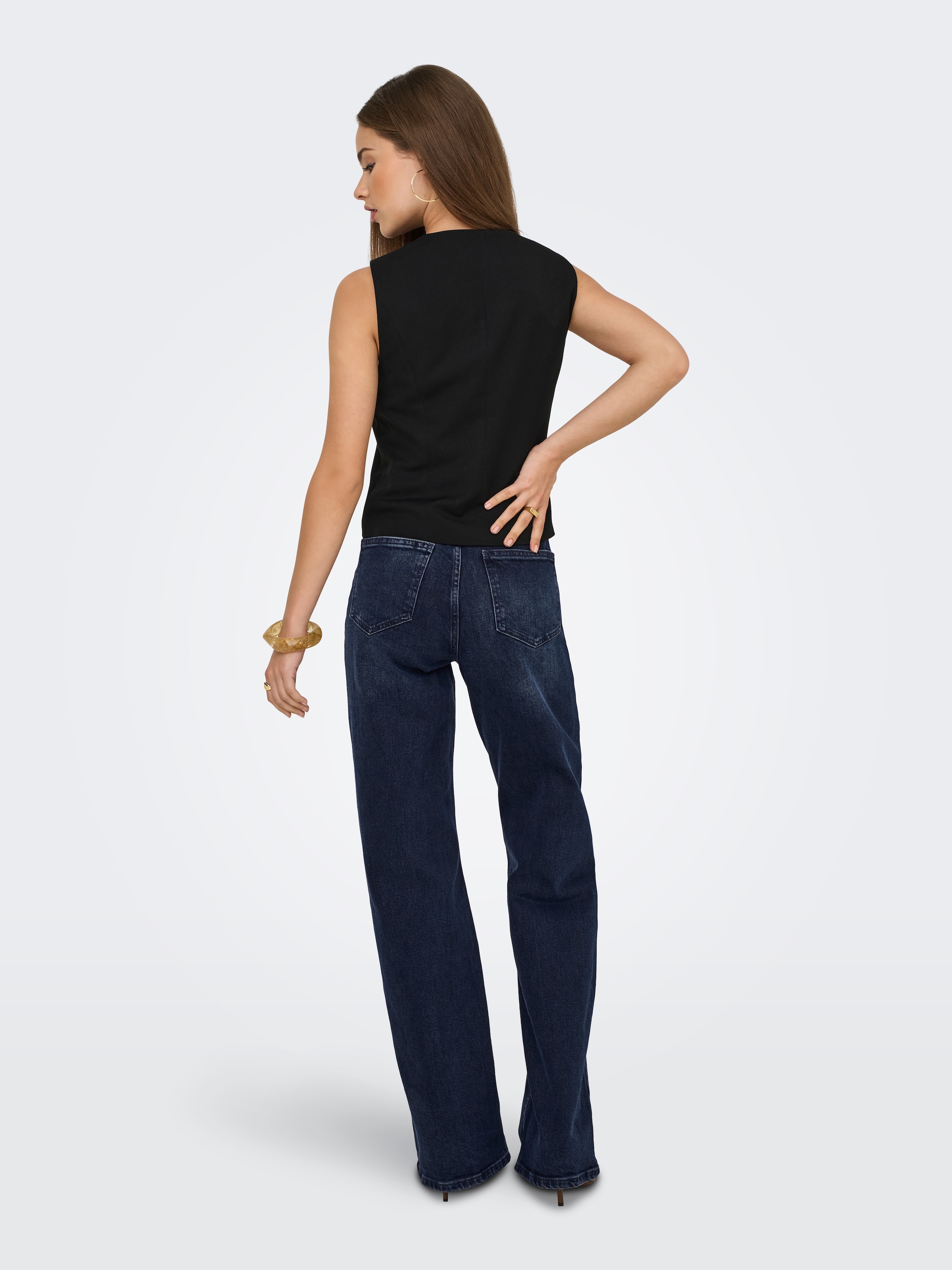 ONLY High-waist-Jeans »ONLJUICY HW WIDE DNM REA929 NOOS«