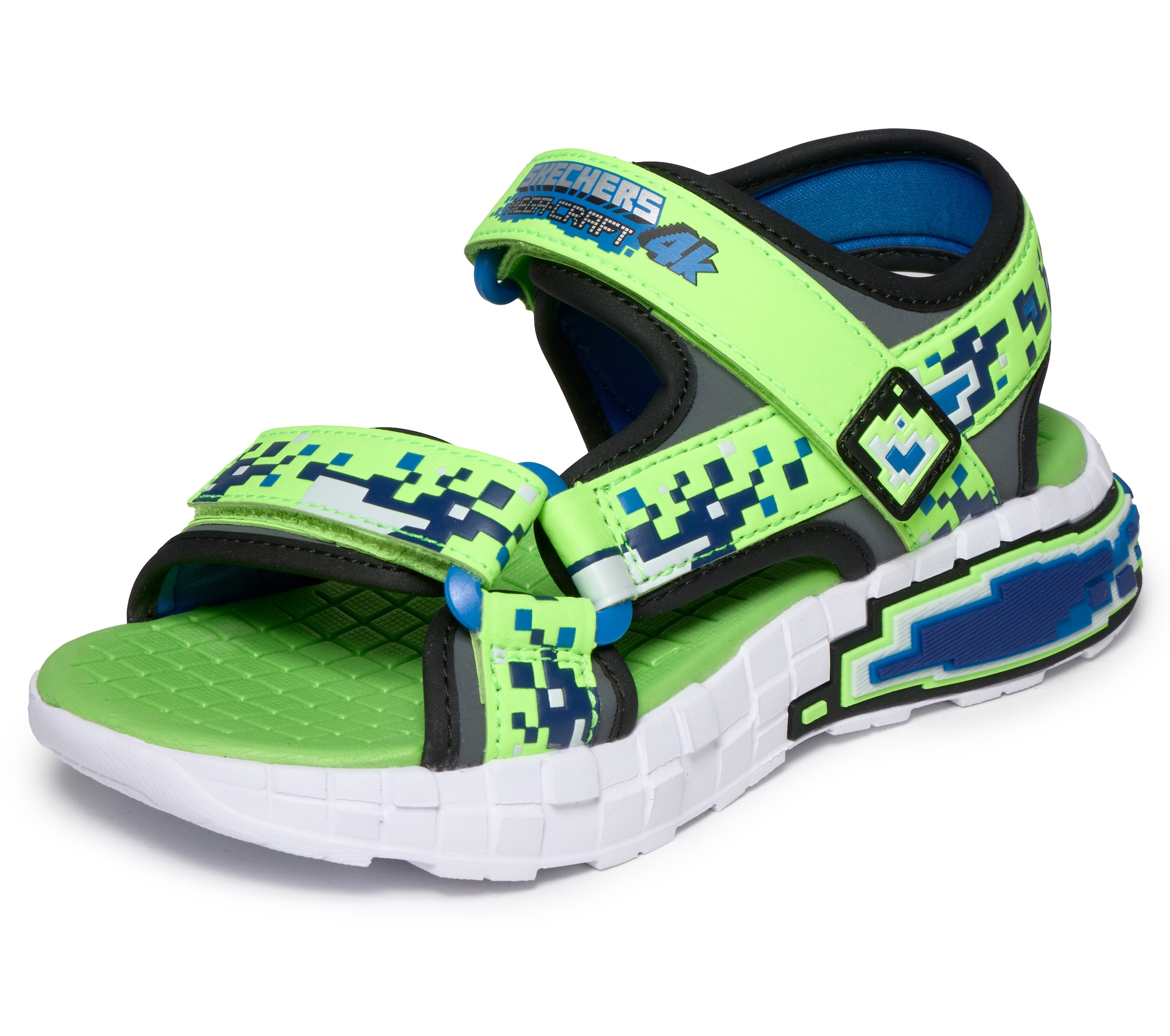 Skechers Sandale »MEGA-SPLASH 4K«  Mega Craft Sandale mit Klettverschluss, Größenschablone zum Download