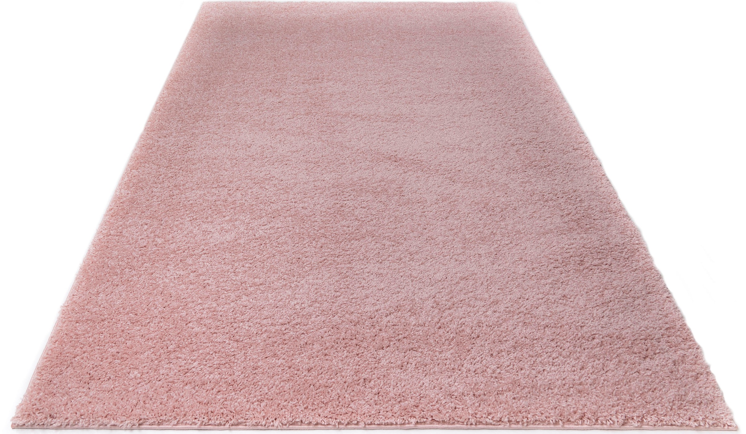 my home Hochflor-Teppich »Shaggy 30« rechteckig 30 mm Höhe Teppich, Uni Far günstig online kaufen