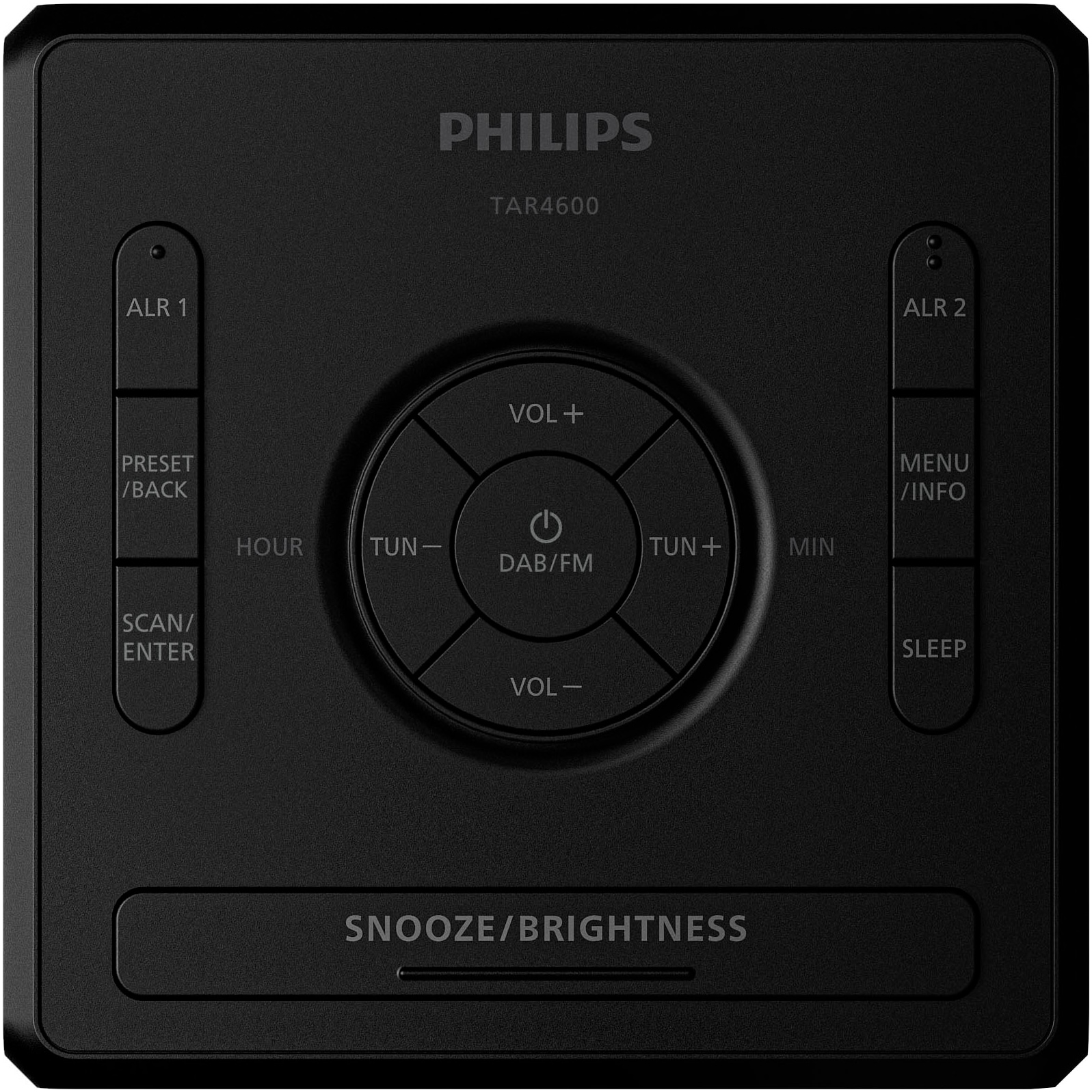 Philips Uhrenradio »TAR4600«, (UKW mit RDS-Digitalradio (DAB+) 1,4 W)