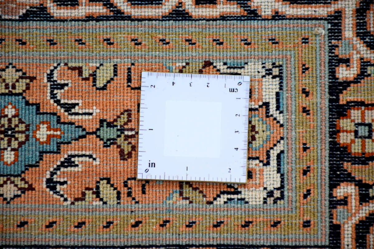 Kayoom Seidenteppich »Boxes 37«, rechteckig, 10 mm Höhe, Einzelstück mit Zertifikat, Wohnzimmer