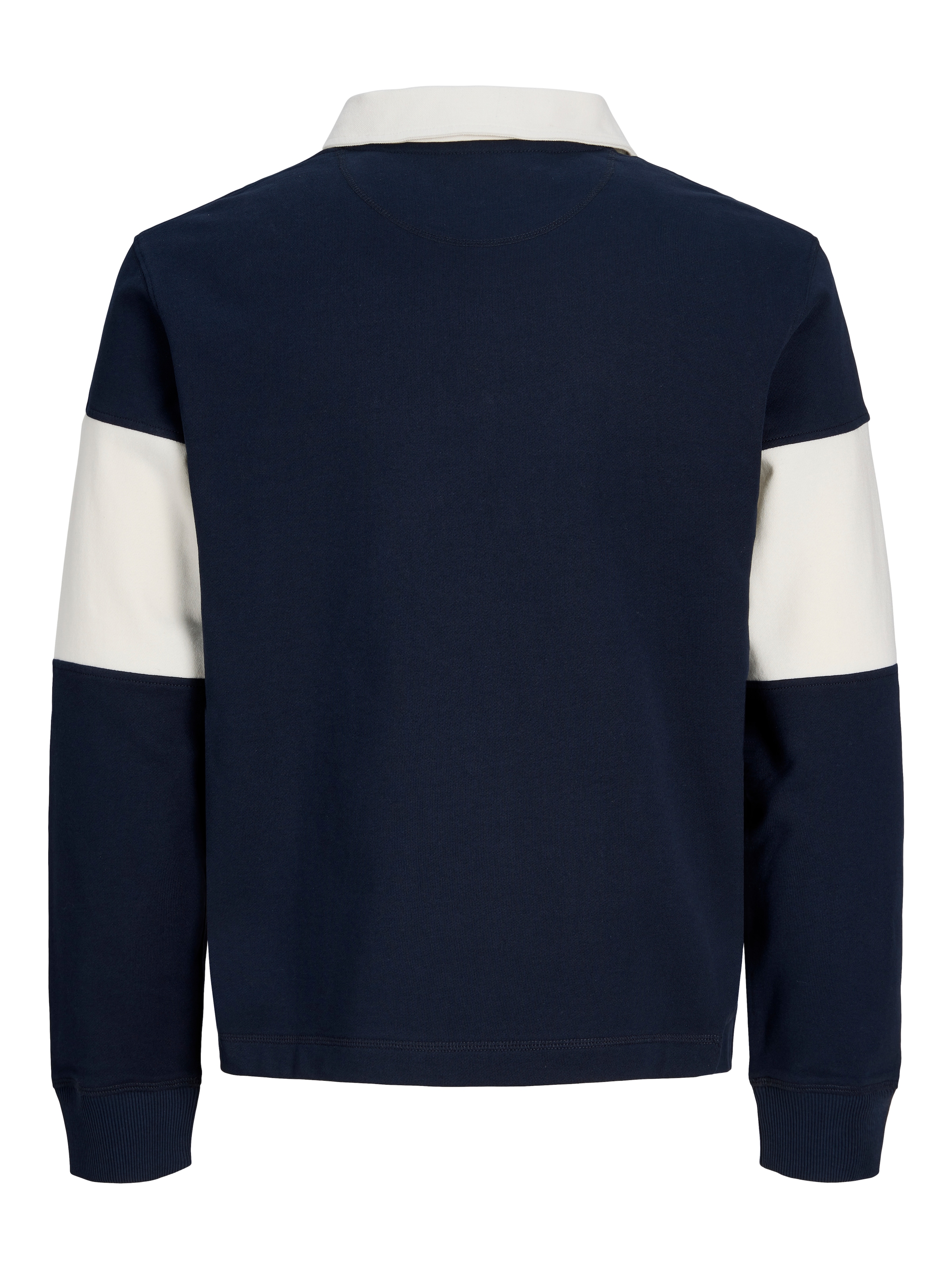 Jack & Jones Sweatshirt »JORFREDERIKSBERG BLOCKING SWEAT POLO SN«, Baumwolle, relaxed fit
