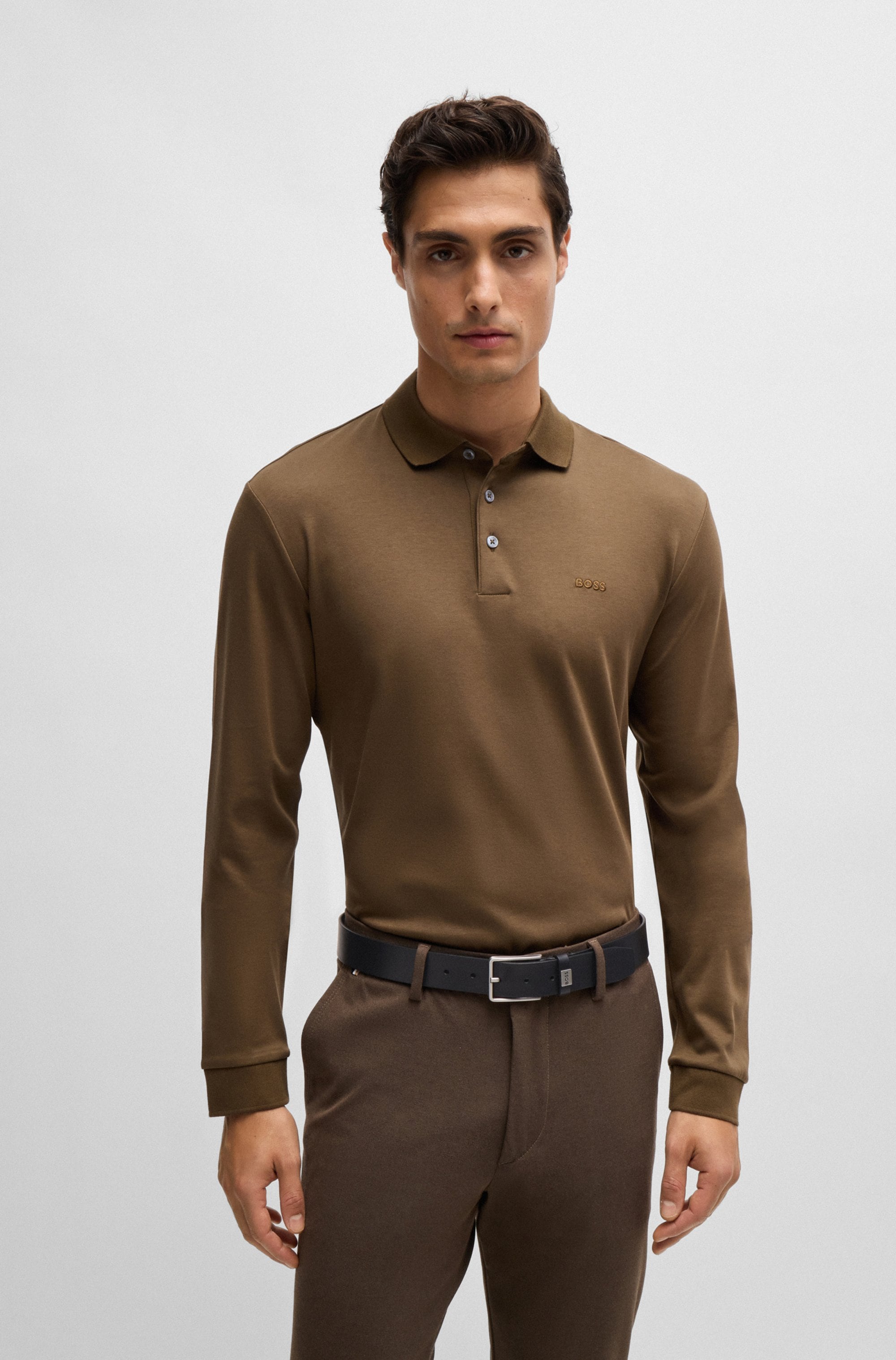 BOSS Ledergürtel »Elio_Sz35«, mit Markenlabel von BOSS