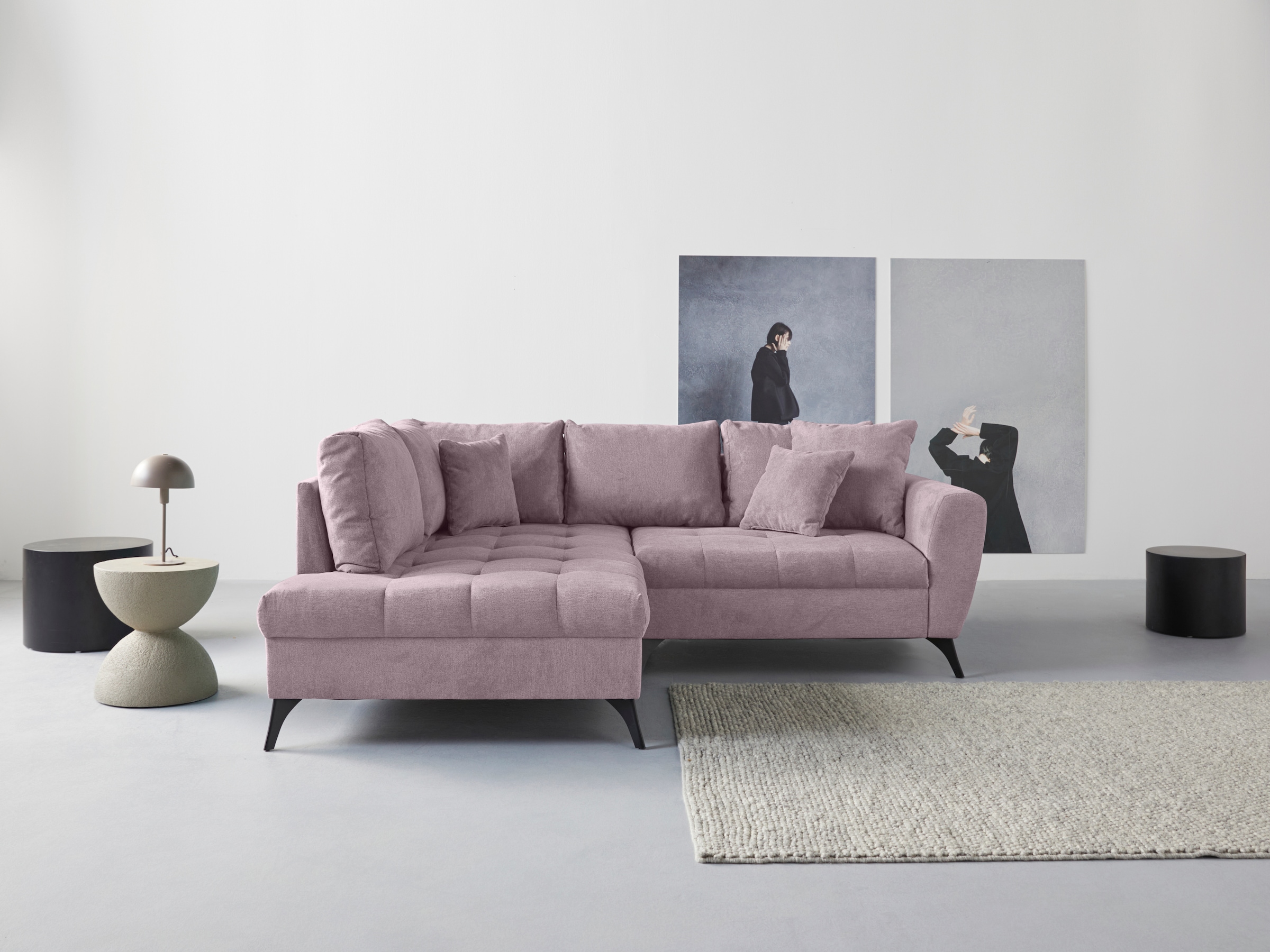 Ecksofa »Lörby L-Form«, Belastbarkeit bis 140kg pro Sitzplatz, auch mit Aqua clean-Bezug