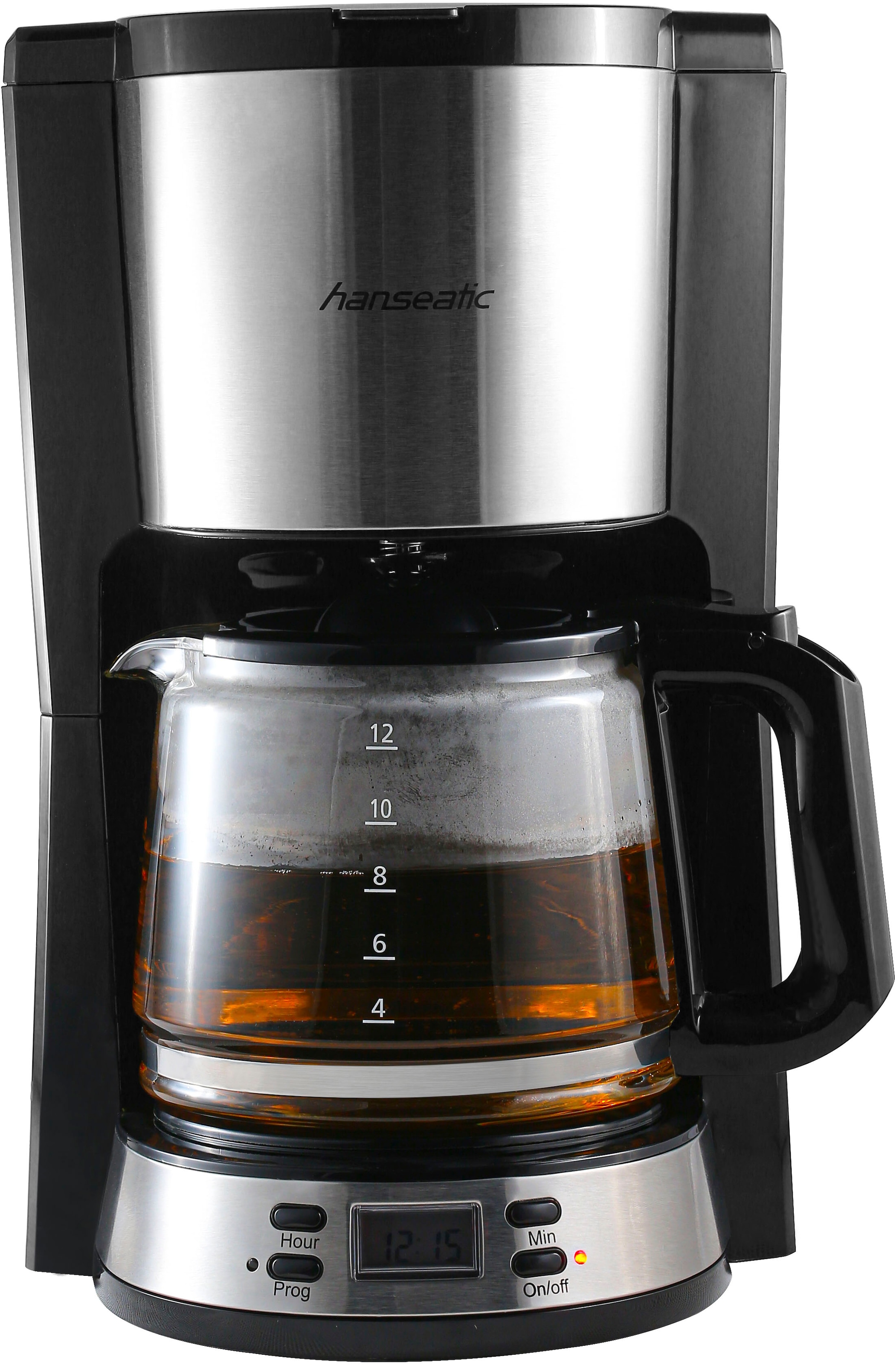 Hanseatic Filterkaffeemaschine »HCMD151000SD«, 1,5 l Kaffeekanne, Papierfilter, 1x4