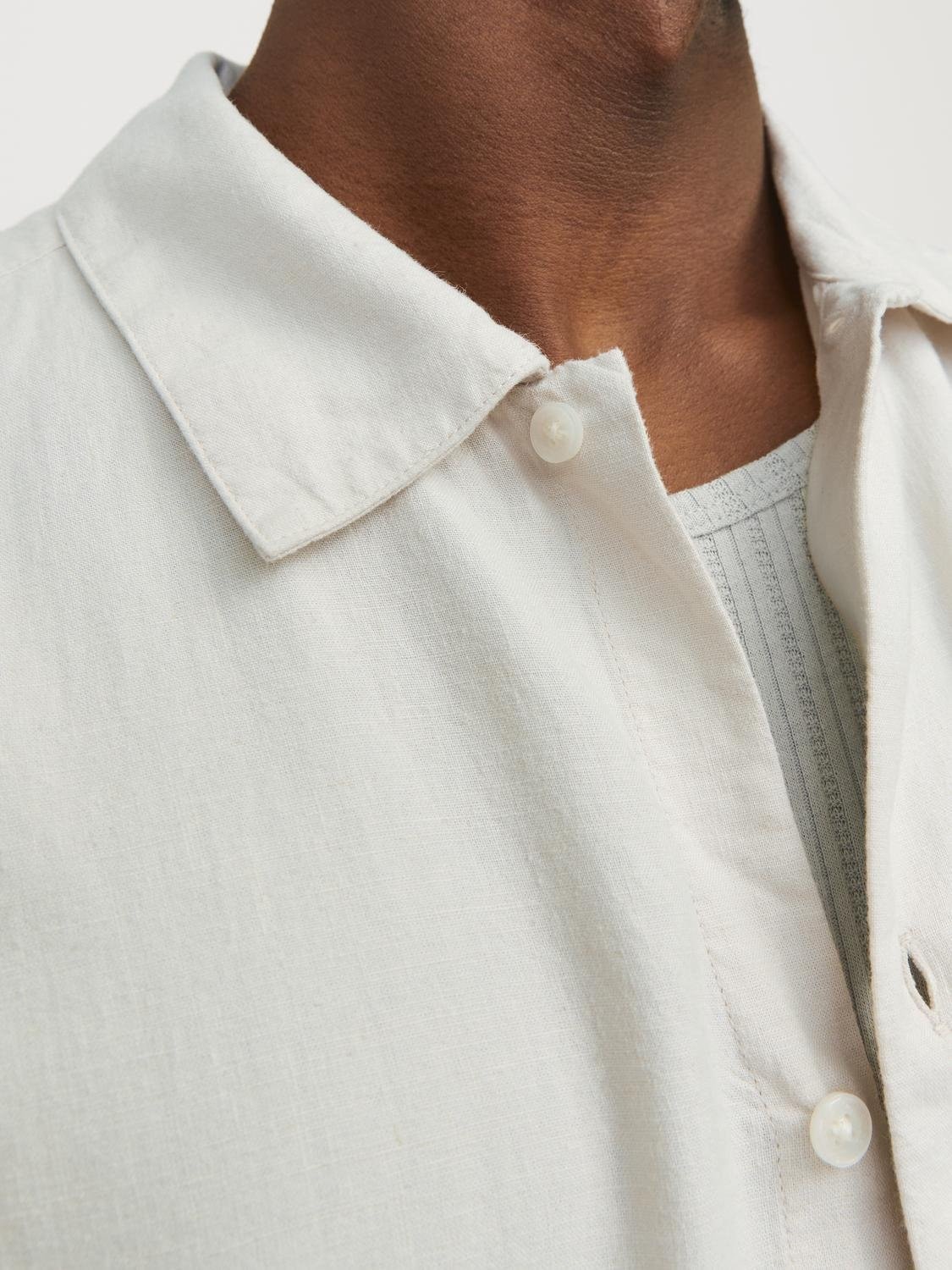 Jack & Jones Kurzarmhemd »JORFARO LINEN OVERSIZED SHIRT SS SN«