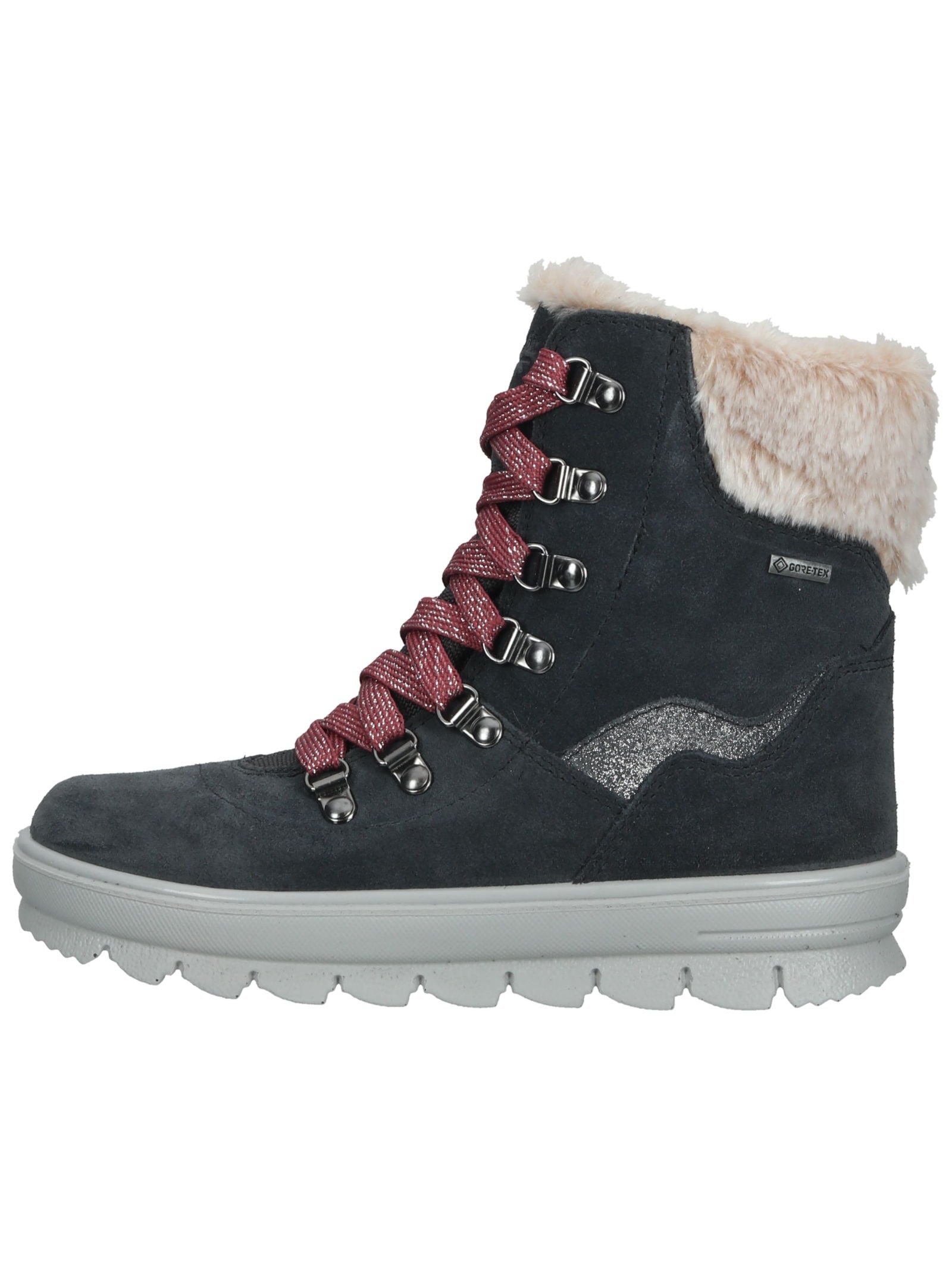 Superfit Schnürstiefelette »Superfit Stiefelette Veloursleder/Textil«
