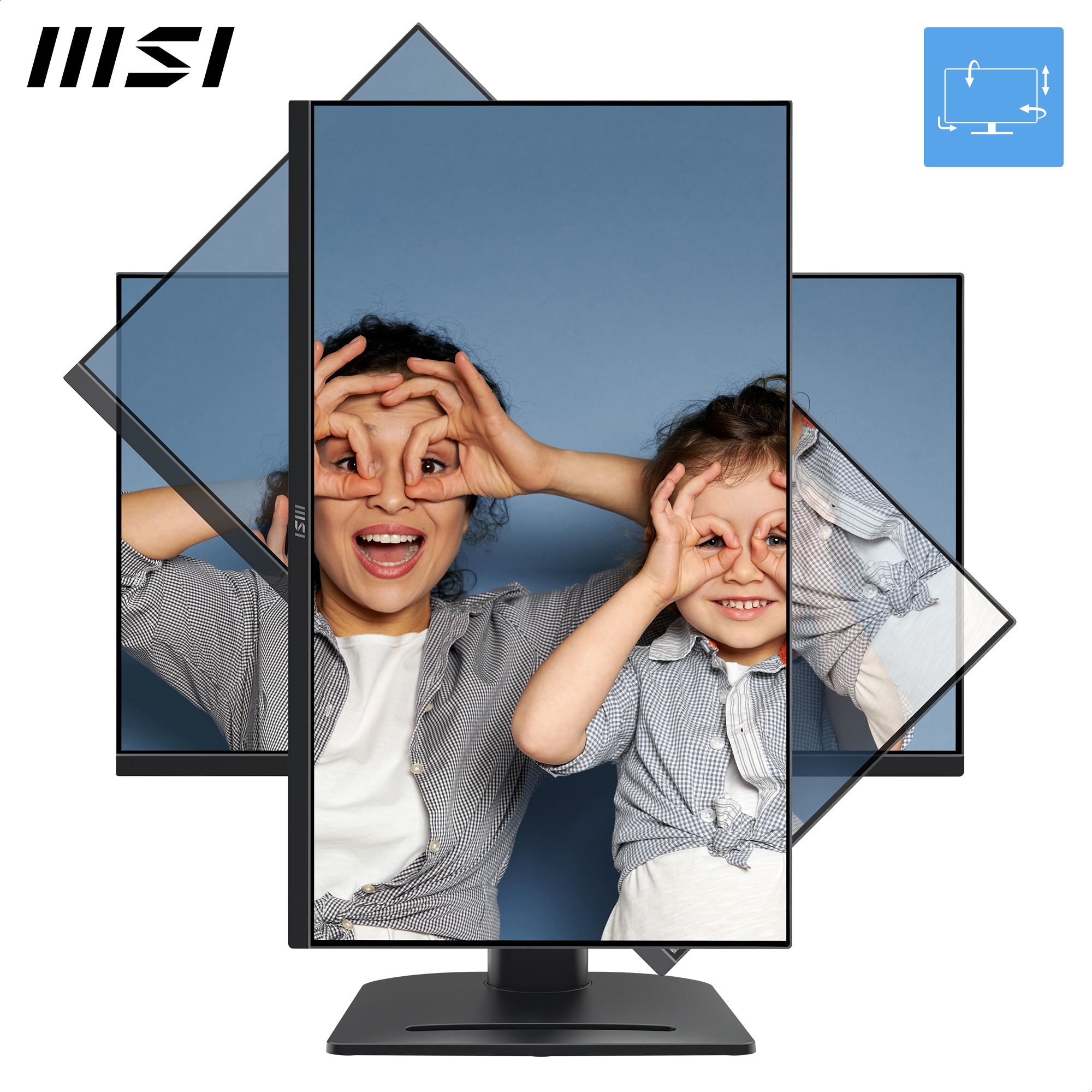MSI Gaming-Monitor »PRO MP275PG«, 69 cm/27 Zoll, 1920 x 1080 px, Full HD, 1 ms Reaktionszeit, 100 Hz, neig-,schwenk-, höhenverstellbar, Pivot