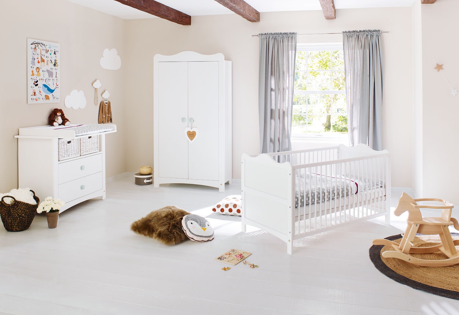 Pinolino® Babyzimmer-Komplettset »Florentina«, (Set, 3 St., Kinderbett, breite... kaufen