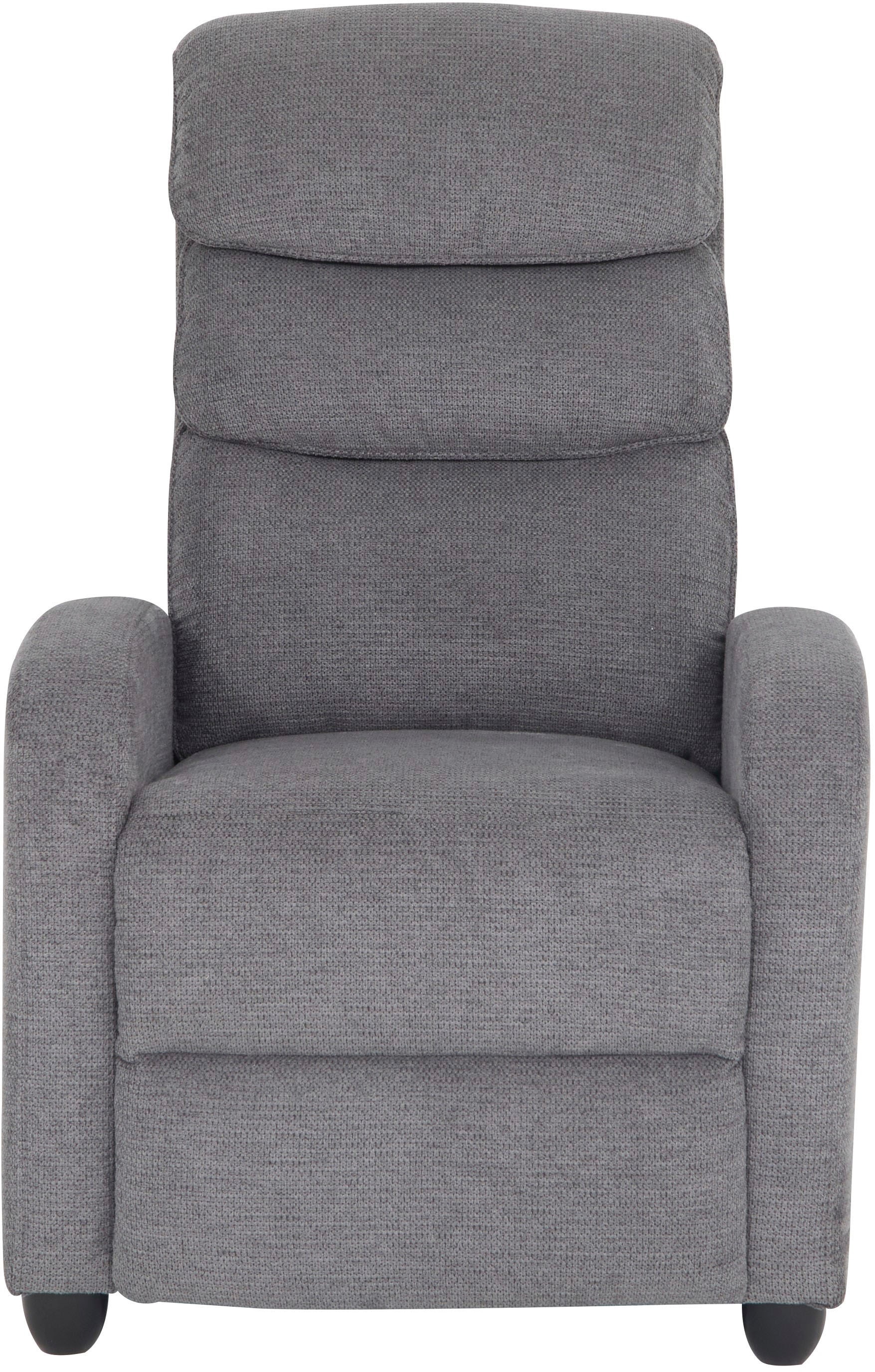 Home affaire Relaxsessel »BERVILLE, TV-Sessel, Ruhesessel mit Schlaffunktion, Webstoff«, Liegesessel mit manueller Relaxfunktion