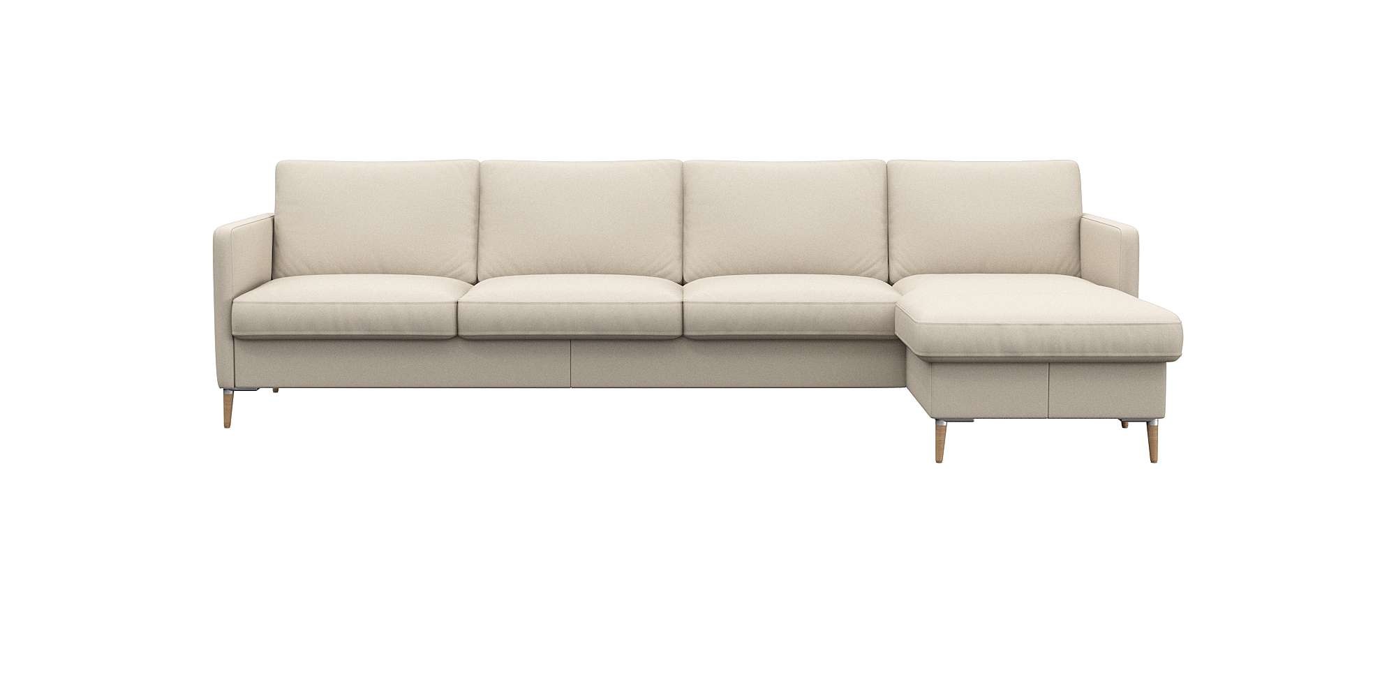 FLEXLUX Ecksofa "Fiore, super Sitzkomfort durch Kaltschaum im Sitz, L-Form" günstig online kaufen