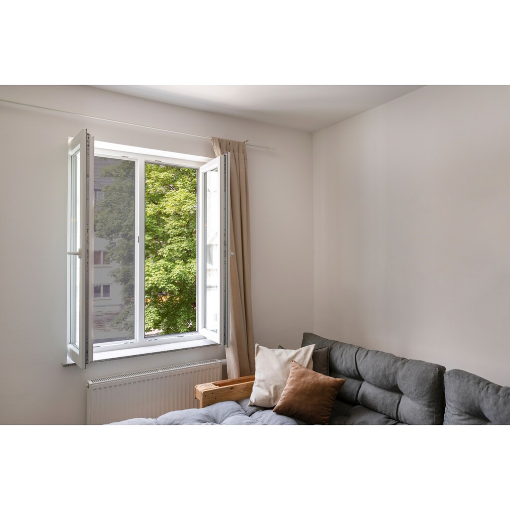 SCHELLENBERG Fliegengitter-Gewebe »aus Fiberglas«, Insektenschutz Rolle für Fenster und Tür, 100 x 120 cm, 57209