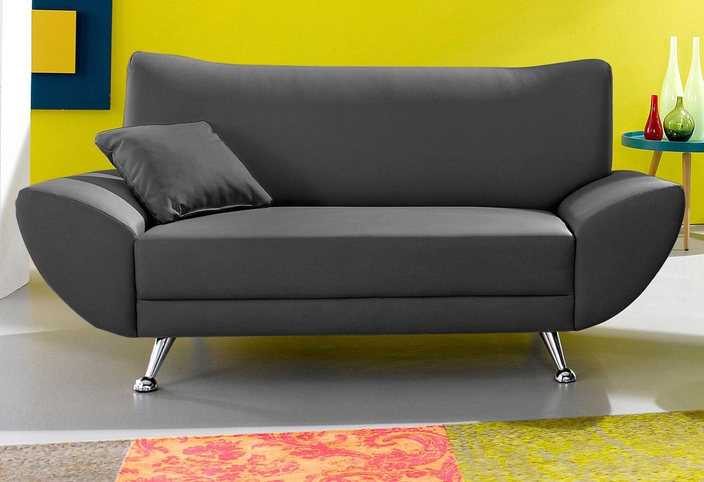 INOSIGN 2-Sitzer »Saltare, elegant und komfortabel, toller Designfuß«