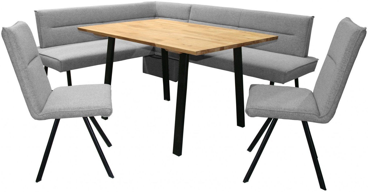 Home affaire Eckbankgruppe »Sava« Set, 4 Stk. tlg. Eckbank mit Wellenfederu günstig online kaufen