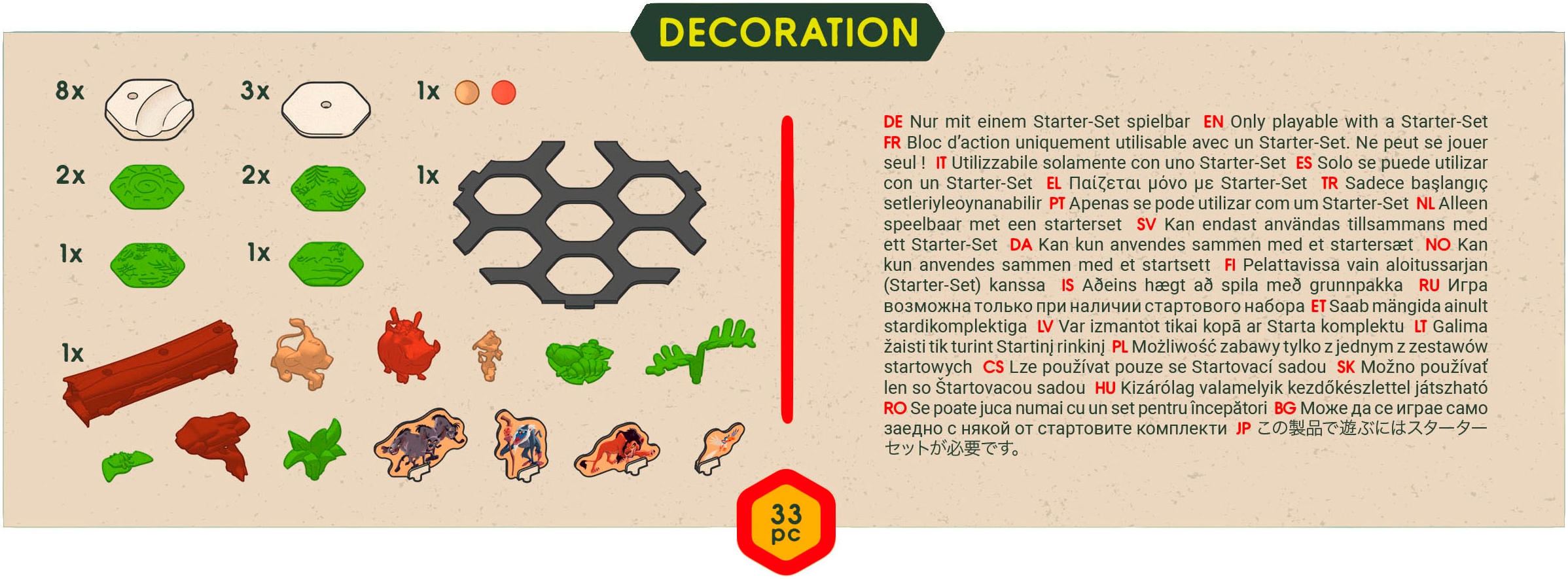 Ravensburger Kugelbahn-Bausatz »GraviTrax Junior Extension Disney Lion King« Made in Europe