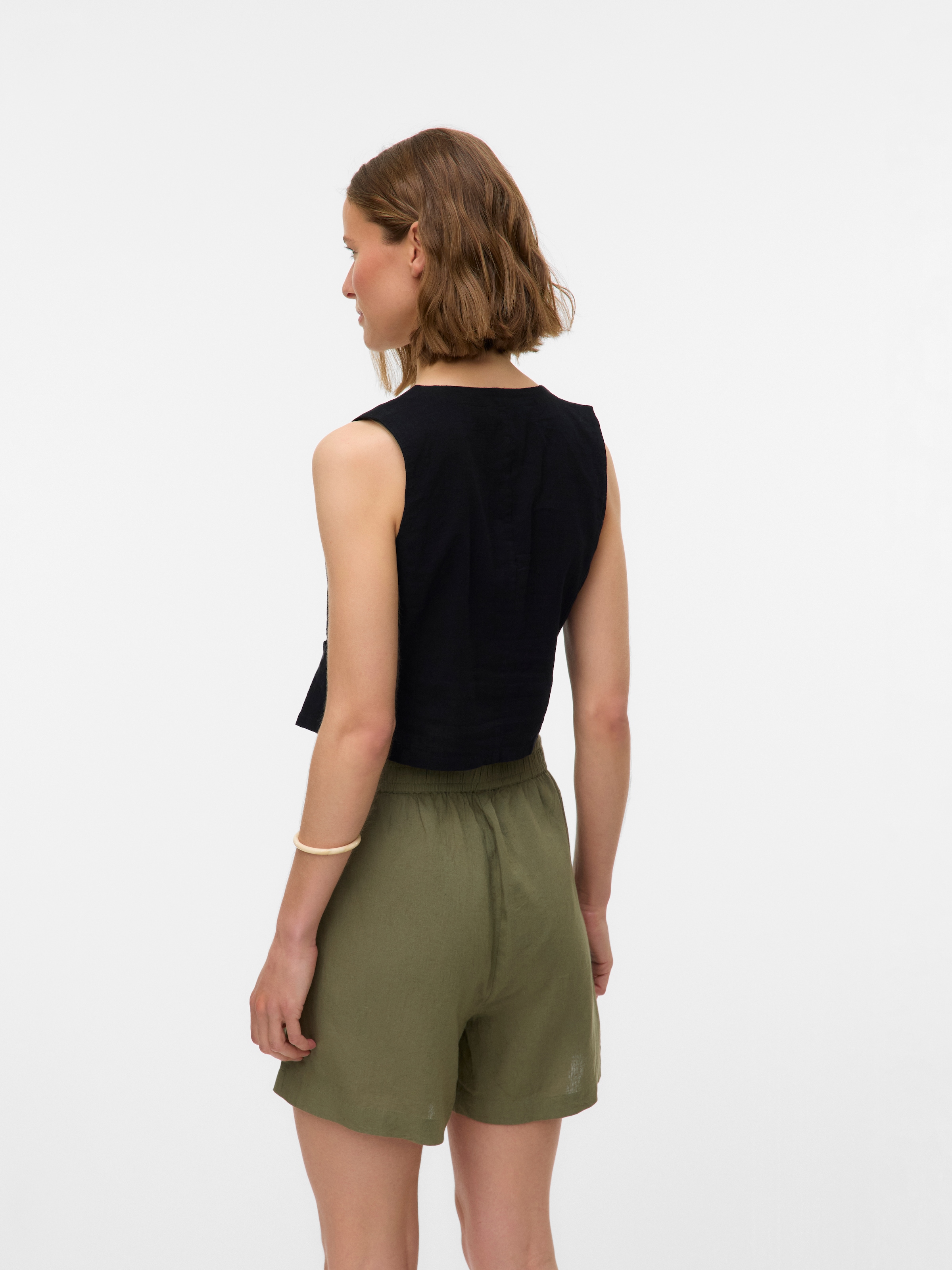 Vero Moda Kurzweste »VMCAIA SL VEST WVN NOOS«