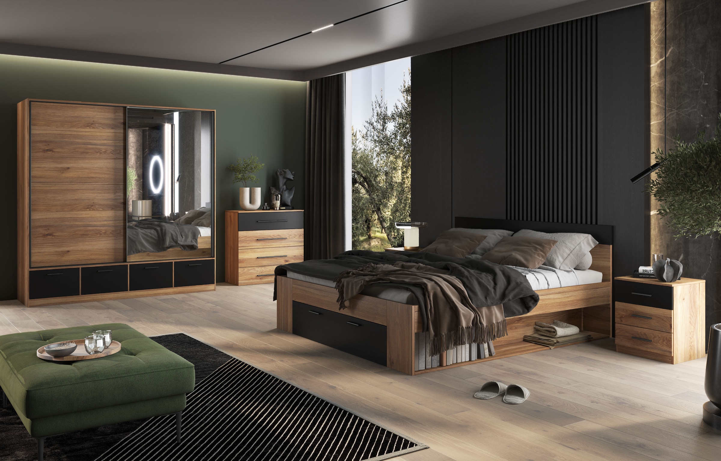 INOSIGN Kommode »Faweza,Breite 91 cm, Schubladenkommode, Sideboard mit Schublden«, Mehrzweckschrank viel Stauraum