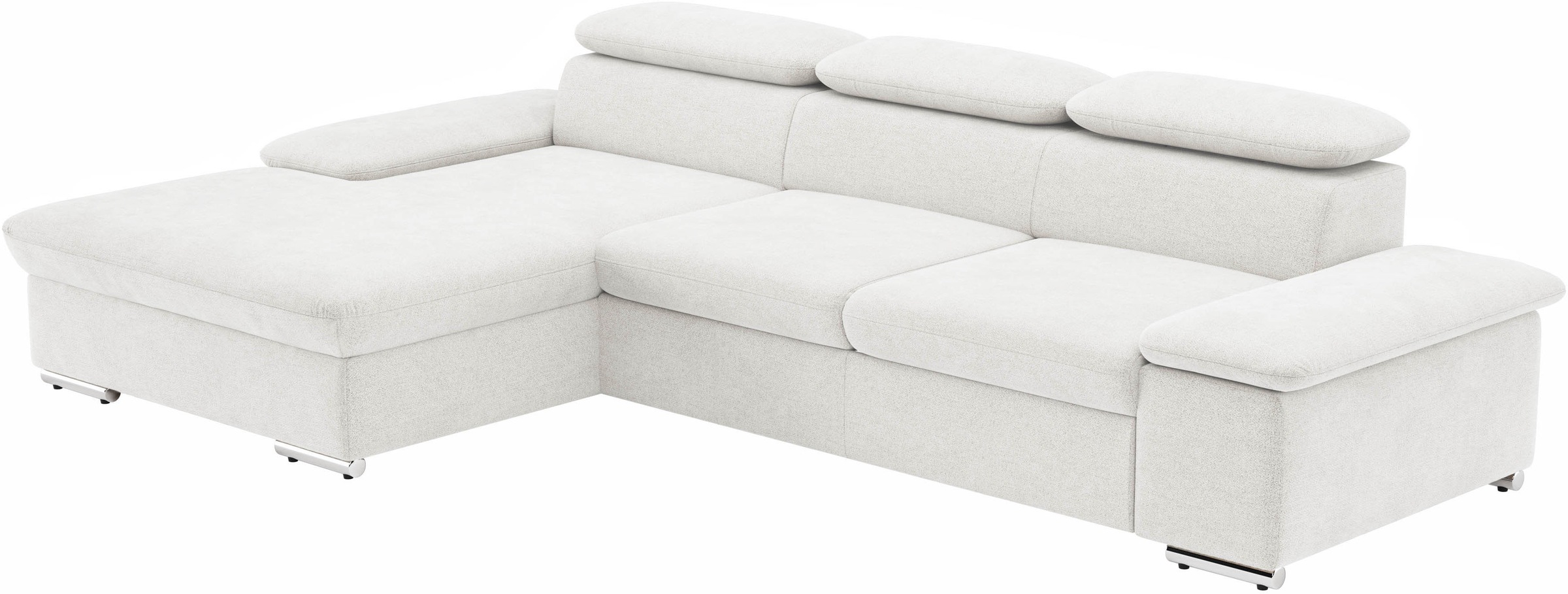 sit&more Ecksofa »Valantine L-Form«, inkl. Kopf- und Armteilverstellung, wahlweise mit Bettfunktion
