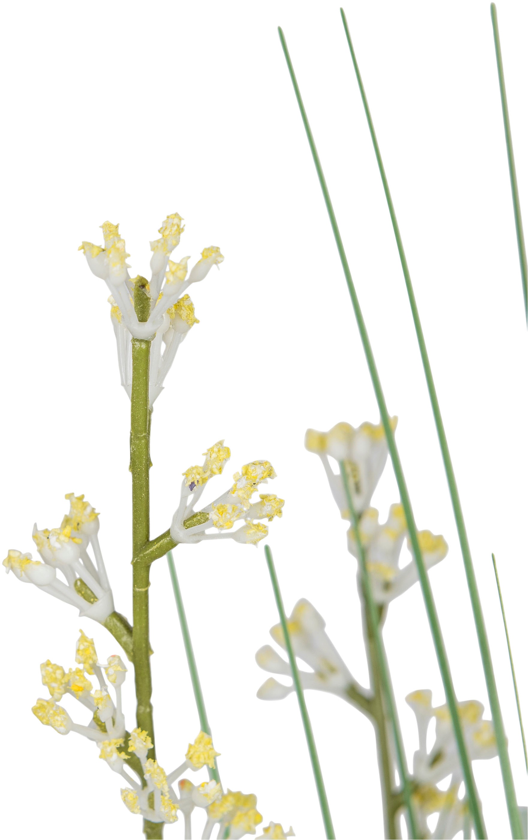 Creativ green Kunstgras »Gras Juncus«, mit zarten Blüten