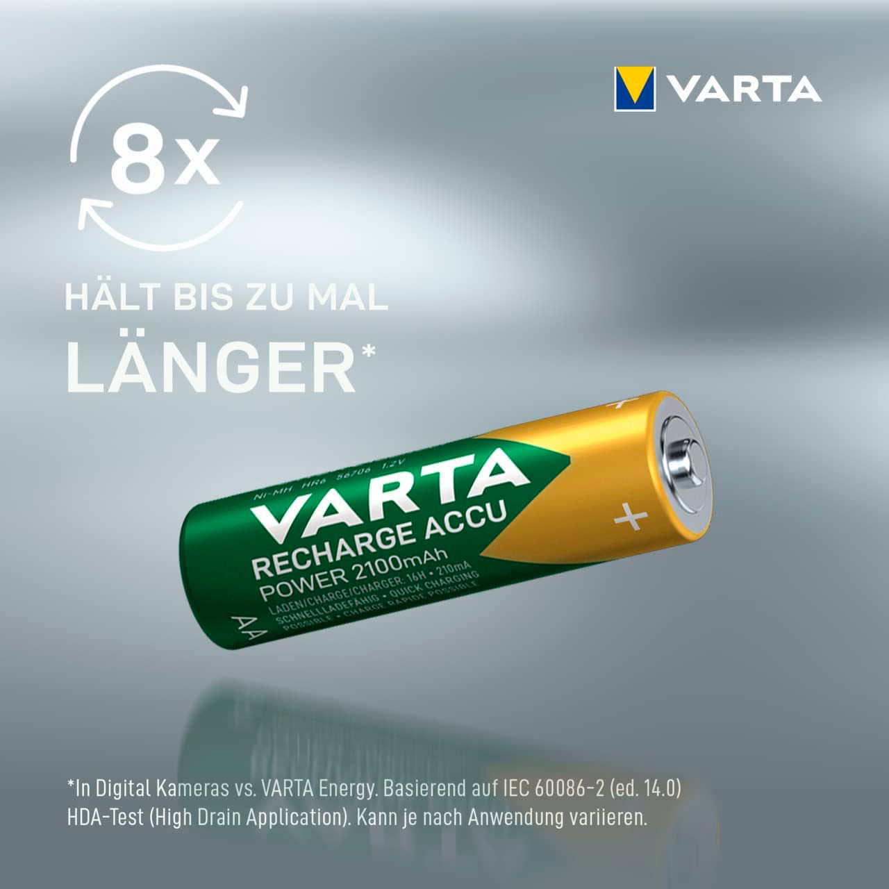 VARTA Akkupacks »4er Pack Mignon 2400mAh NiMH«, Mignon, AA