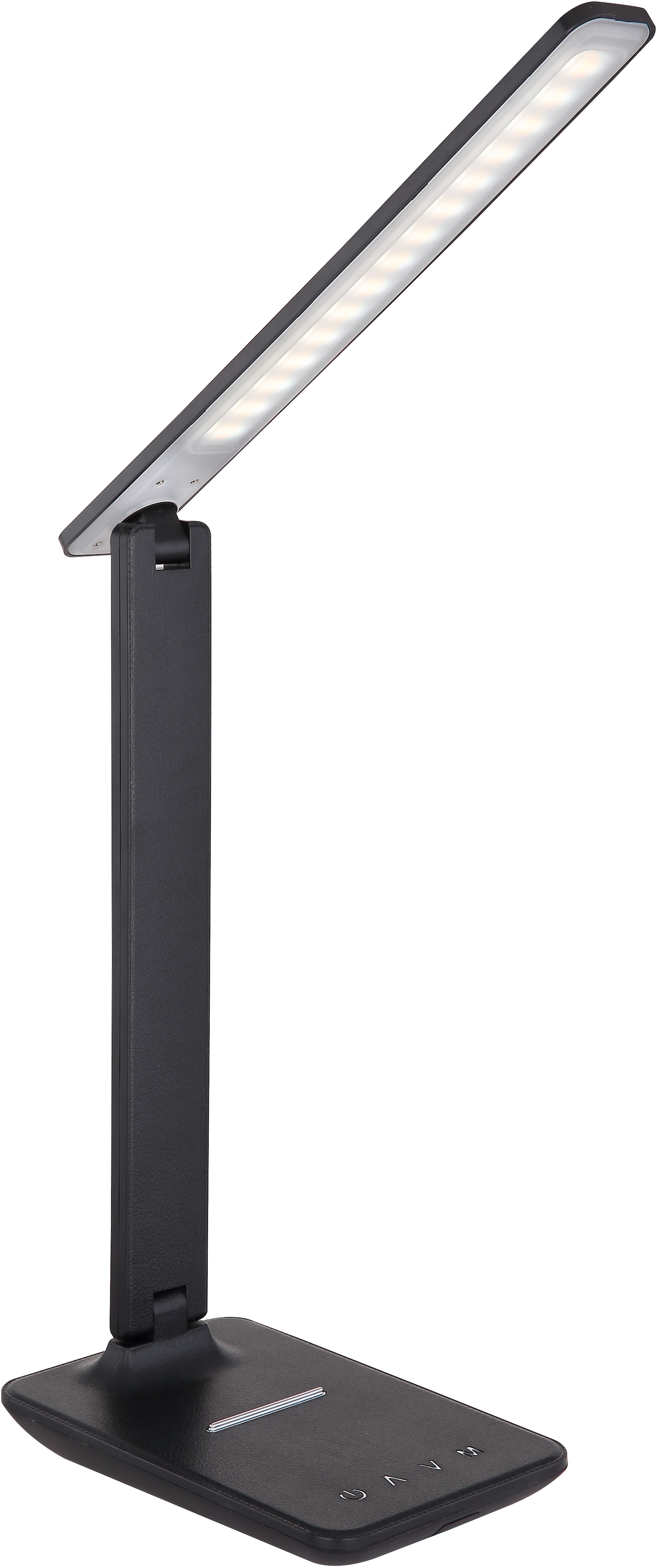 GLOBO LIGHTING LED Tischleuchte »BULLA«, Leuchtmittel LED-Modul | LED fest integriert, Tischlampe/Arbeitszimmer/Bürotischleuchte/schwarz