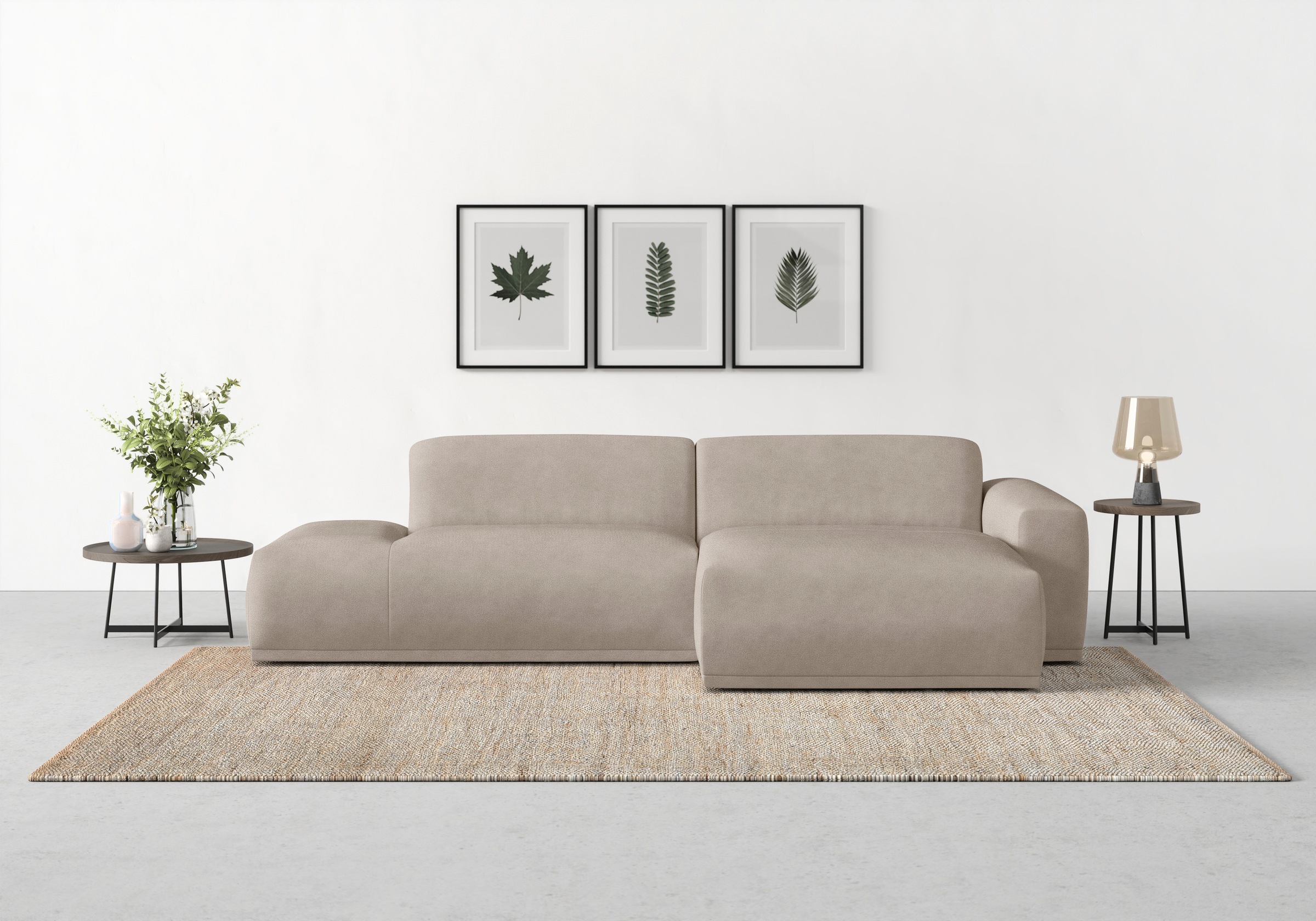TRENDMANUFAKTUR Ecksofa »Braga, mit hochwertigem Kaltschaum, L-Form, in Cor günstig online kaufen