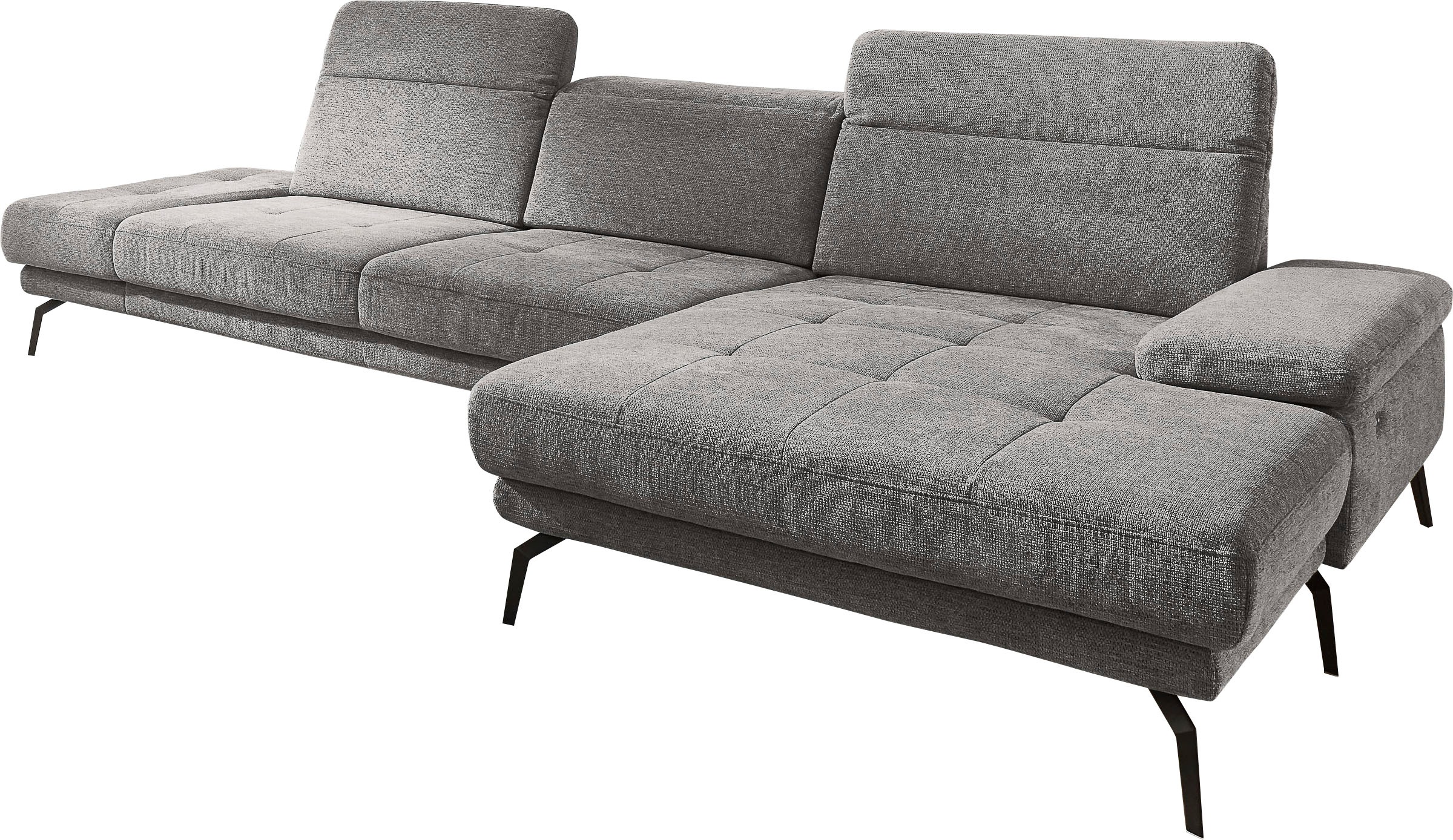 Die PlanBar Ecksofa »MP-IN20126 L-Form mit Federkern-Polsterung«, mit Kopft günstig online kaufen