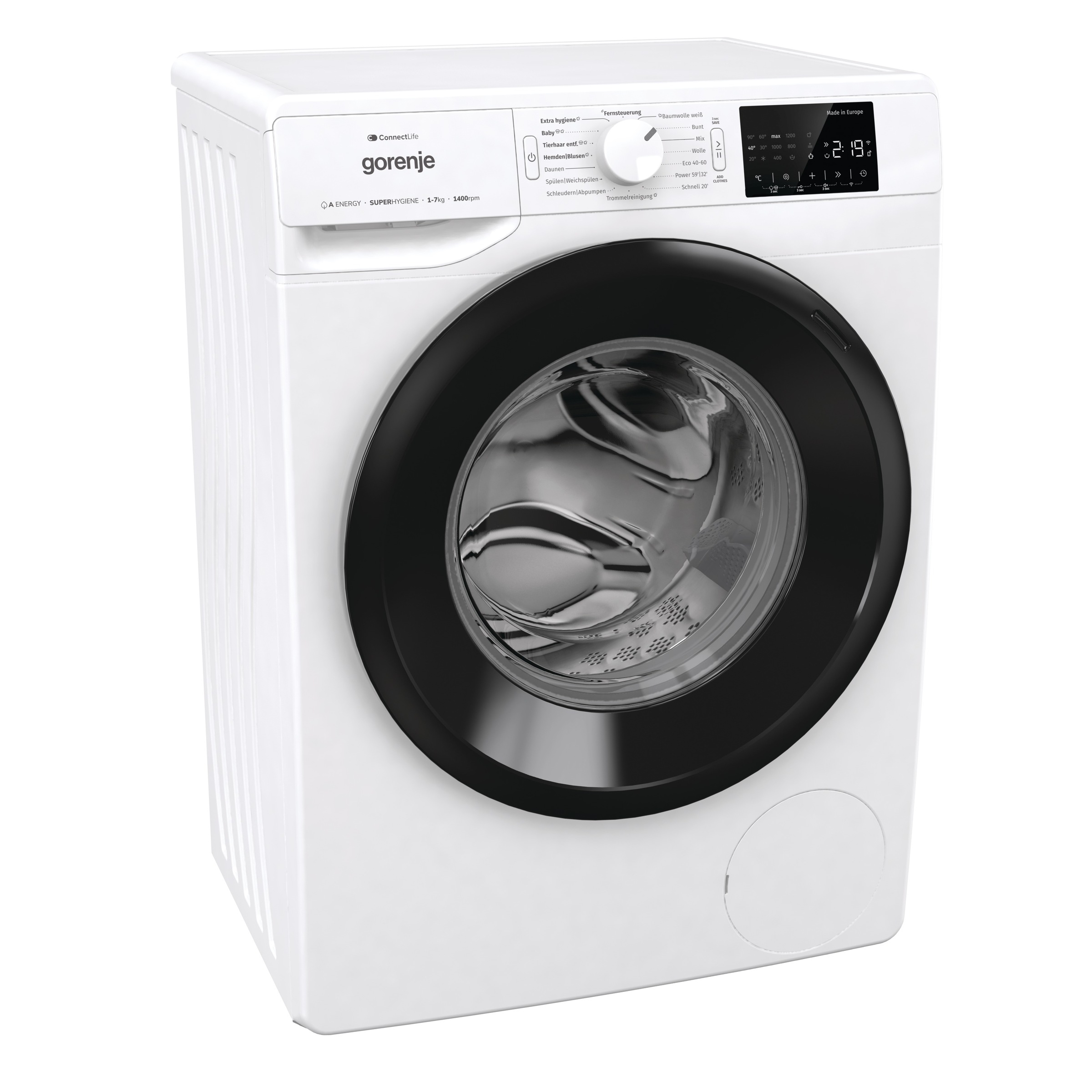 GORENJE Waschmaschine »Wave PNEI74SA1DTS«, 7 kg, 1400 U/min, RealSlim 46,50 günstig online kaufen