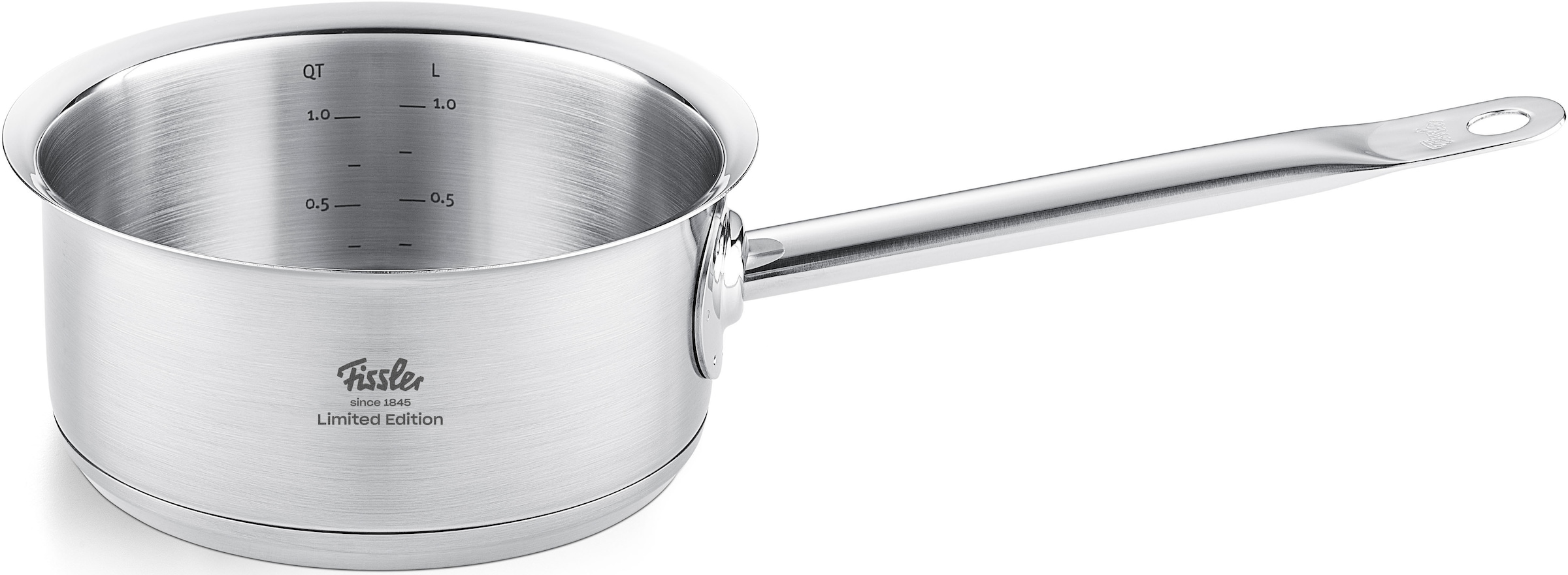 Fissler Topf-Set »Original-Profi Collection® Retro«, Edelstahl 18/10, (Set, 9 tlg., 3 Kochtöpfe,1 Bratentopf, 1 Stielkasserolle, 4 Metalldeckel), Limited Edition, Made in Germany