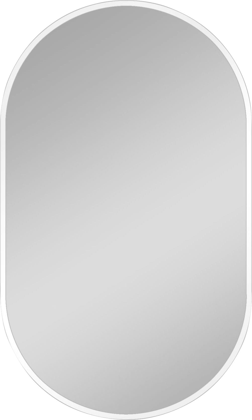 Talos Dekospiegel »LED Design Spiegel oval weiß, 45x75 cm«, (1 St.), LED Be günstig online kaufen