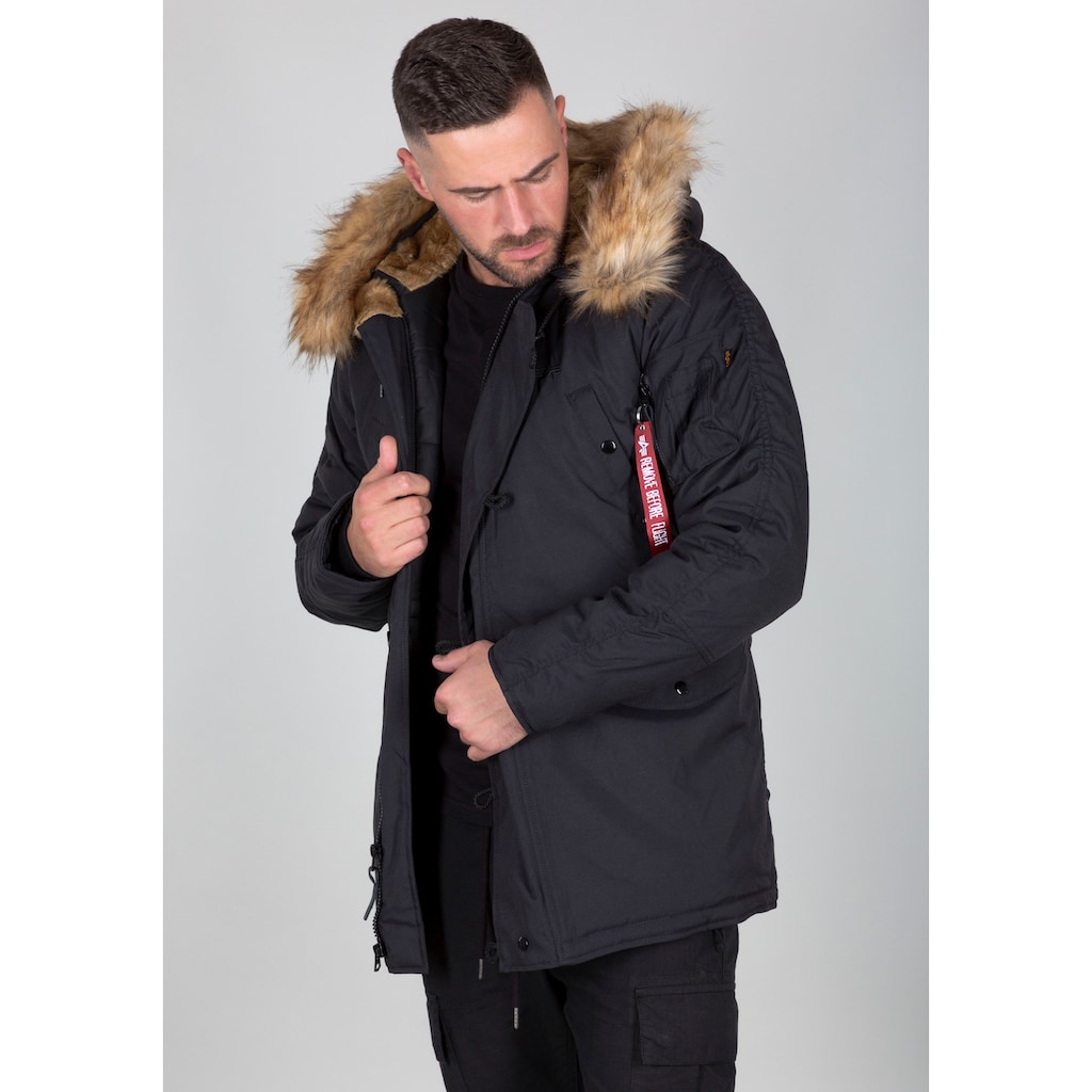 Alpha Industries Langjacke »Explorer w/o Patch«, mit Kapuze