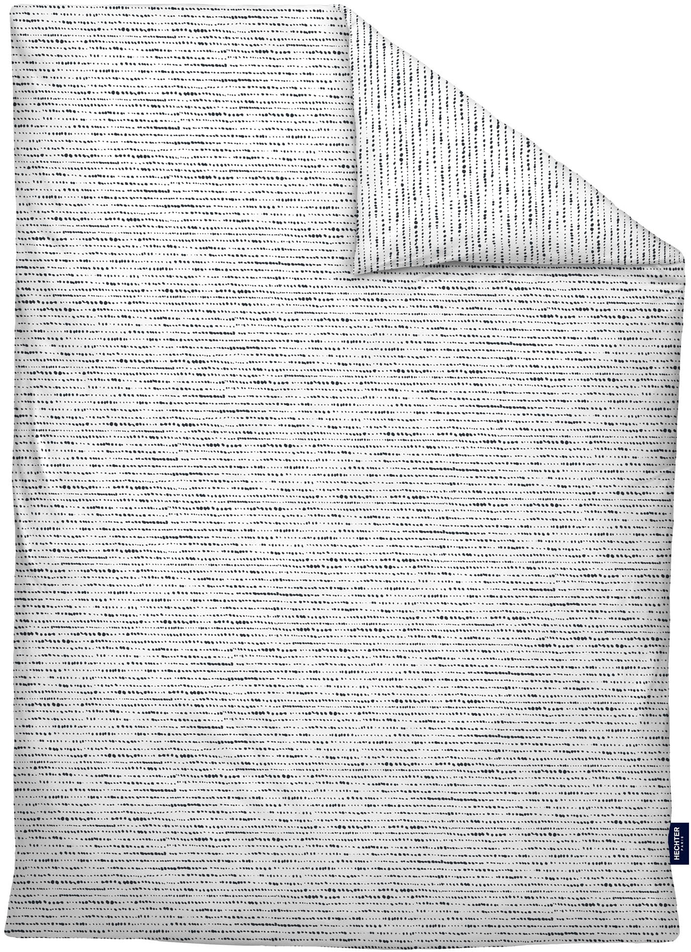 HECHTER PARIS Wendebettwäsche »0041307« 2 Stk. tlg. hautsympathisch, 100% Baumwolle, Reißverschluss, ganzjährig, LOGO