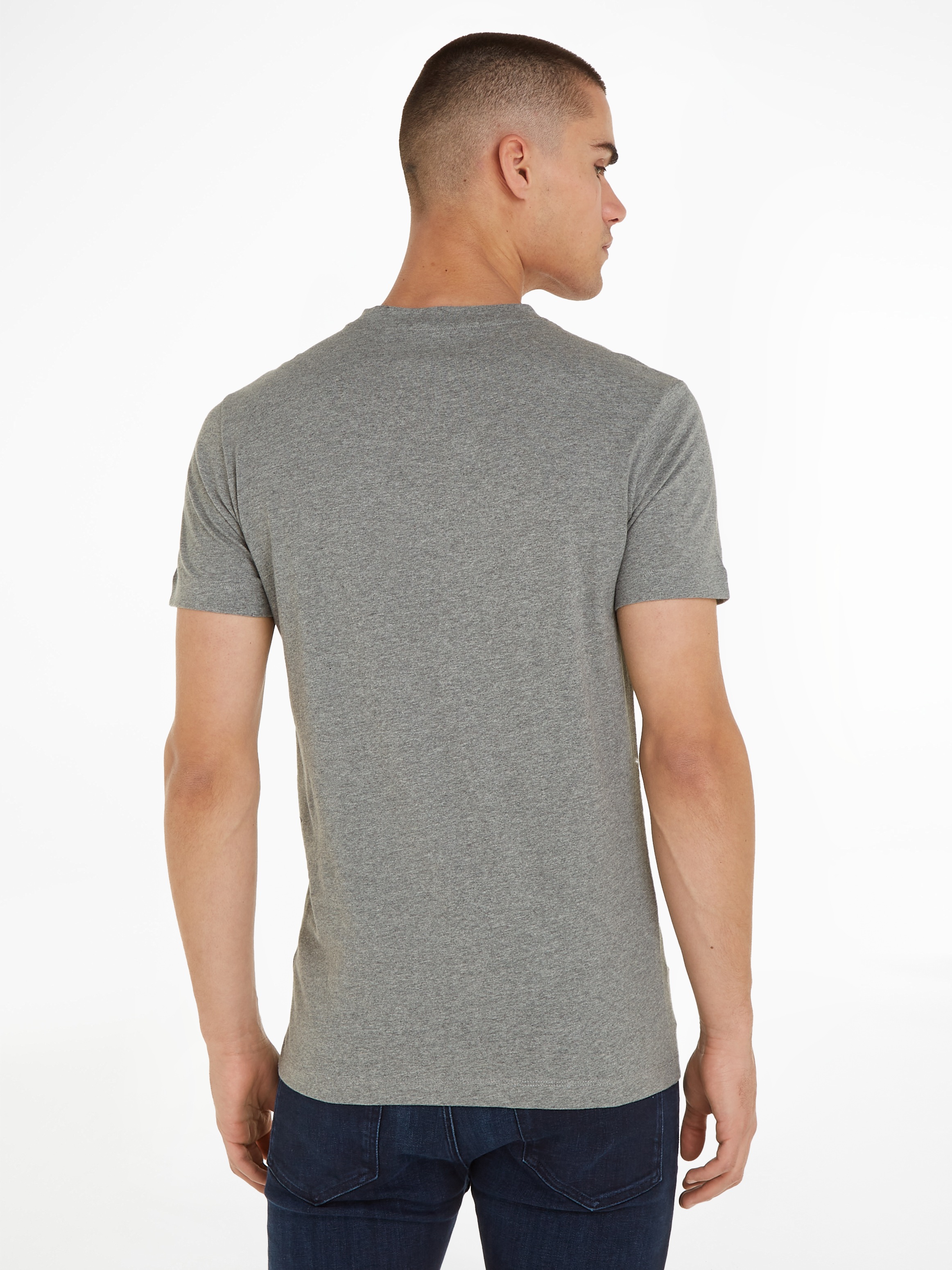 Calvin Klein Jeans T-Shirt »ICONIC MONOGRAM SLIM TEE«, mit großem CK-Print